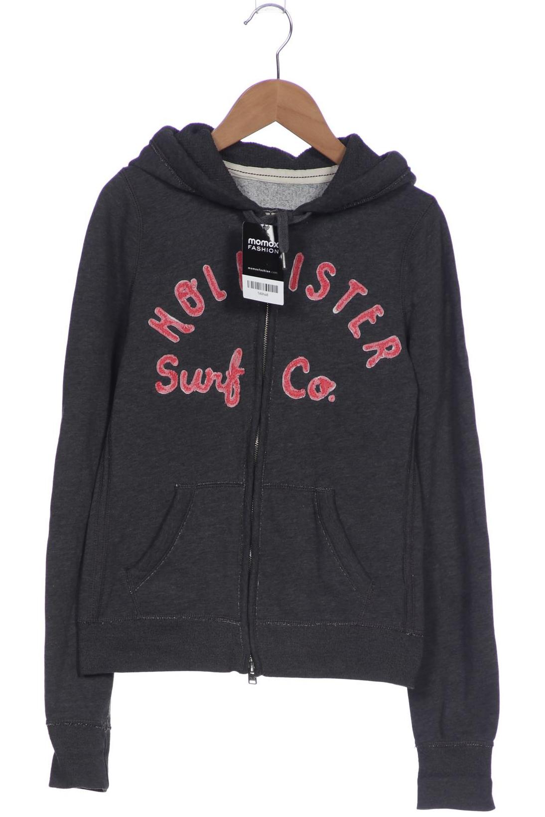 

Hollister Damen Kapuzenpullover, grau, Gr. 36