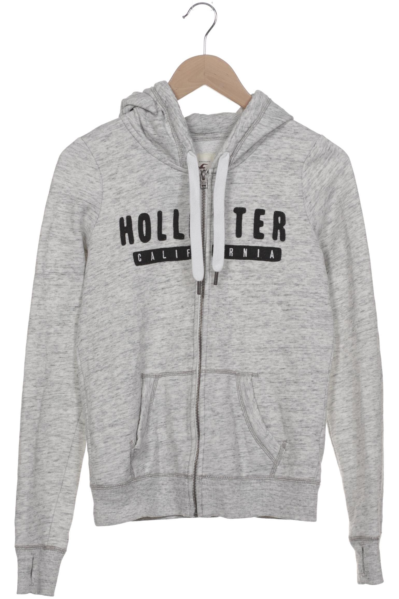

Hollister Damen Kapuzenpullover, grau, Gr. 36