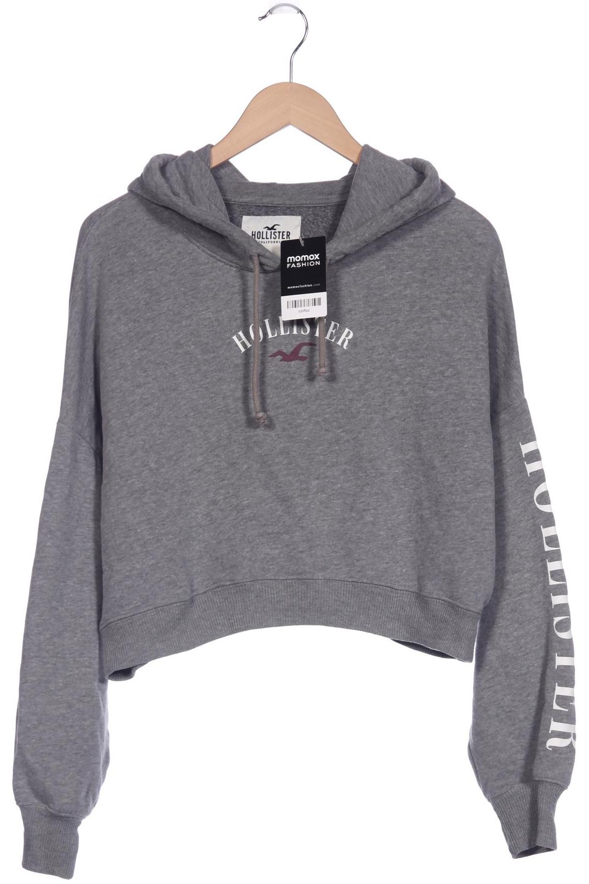 

Hollister Damen Kapuzenpullover, grau, Gr. 38