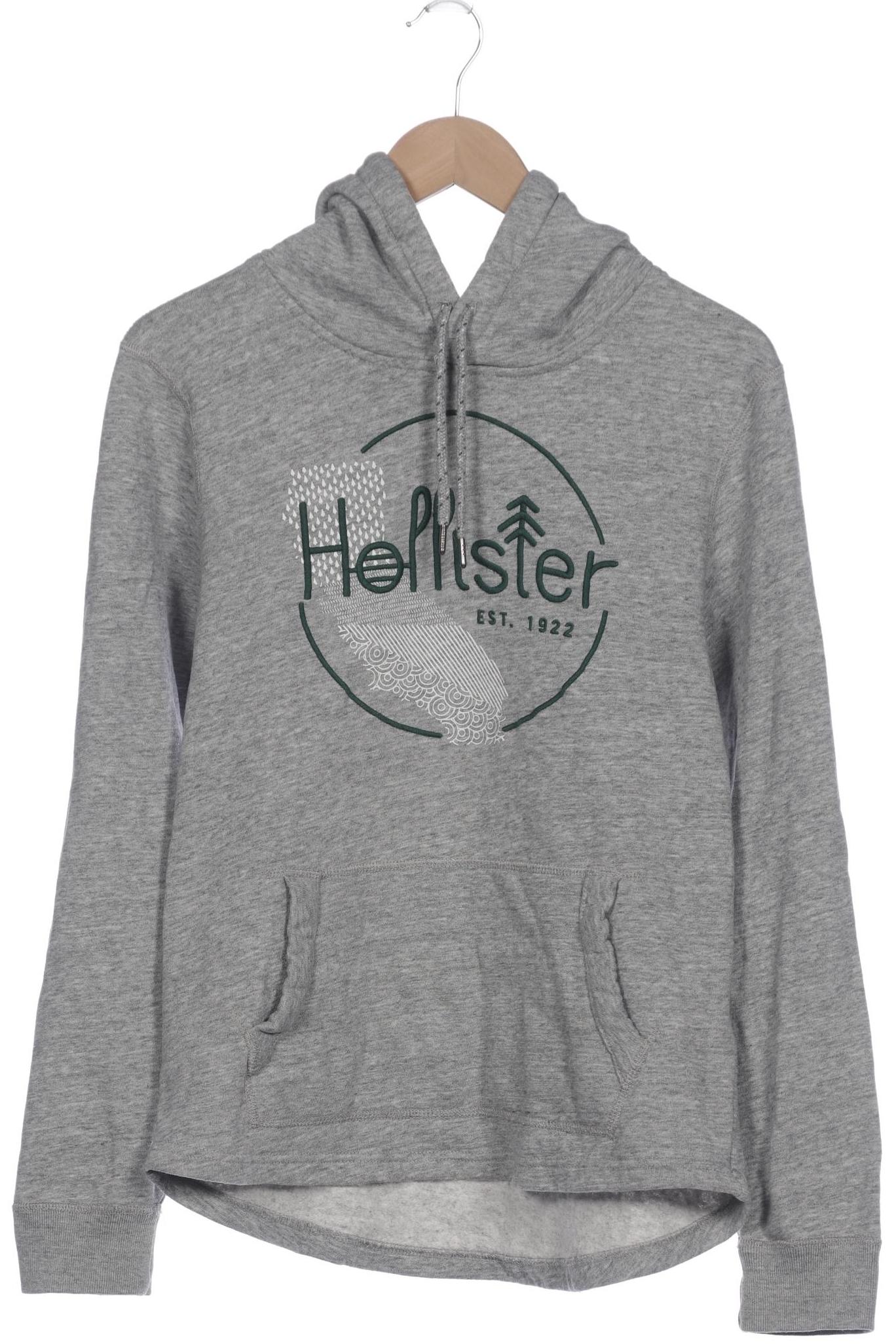 

Hollister Damen Kapuzenpullover, grau, Gr. 36