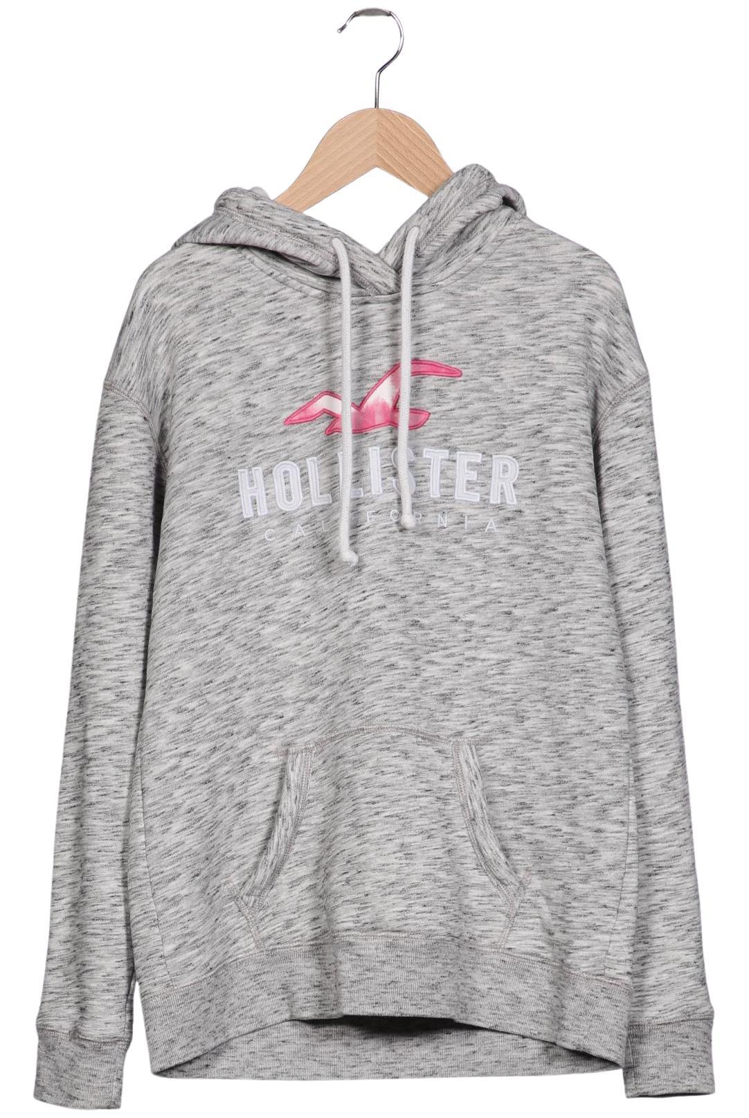 

Hollister Damen Kapuzenpullover, grau, Gr. 36