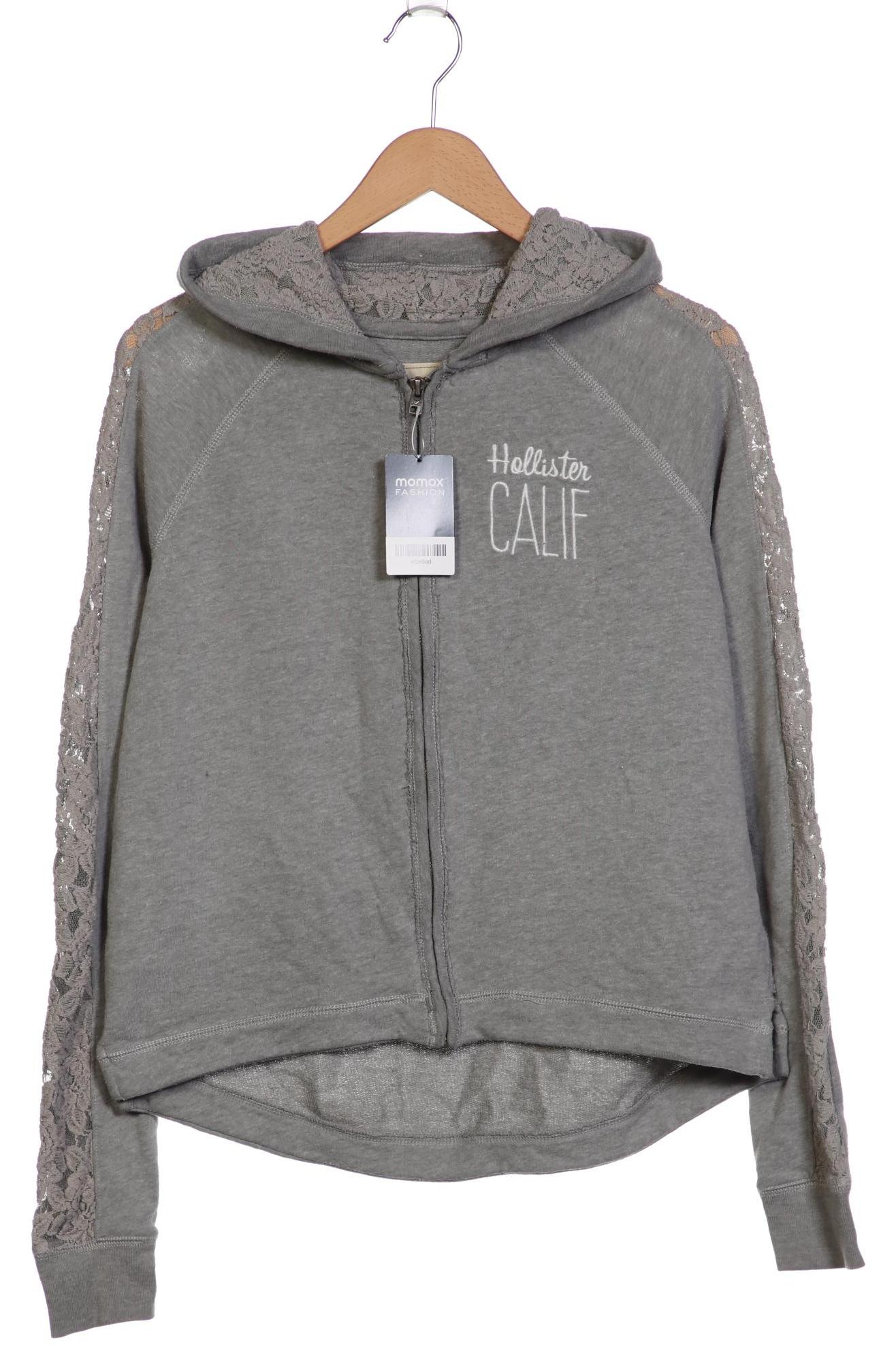 

Hollister Damen Kapuzenpullover, grau, Gr. 38