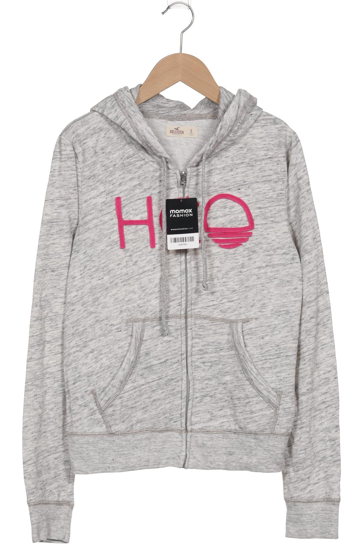 

Hollister Damen Kapuzenpullover, grau, Gr. 36
