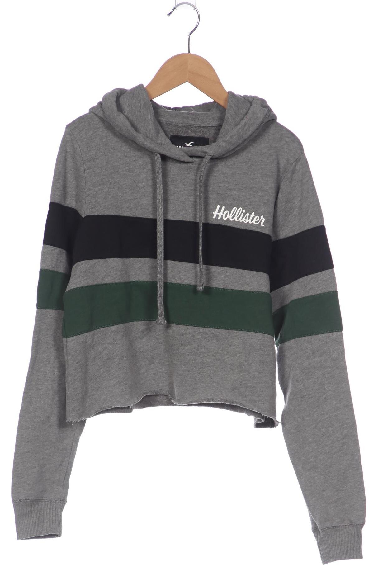 

Hollister Damen Kapuzenpullover, grau, Gr. 36