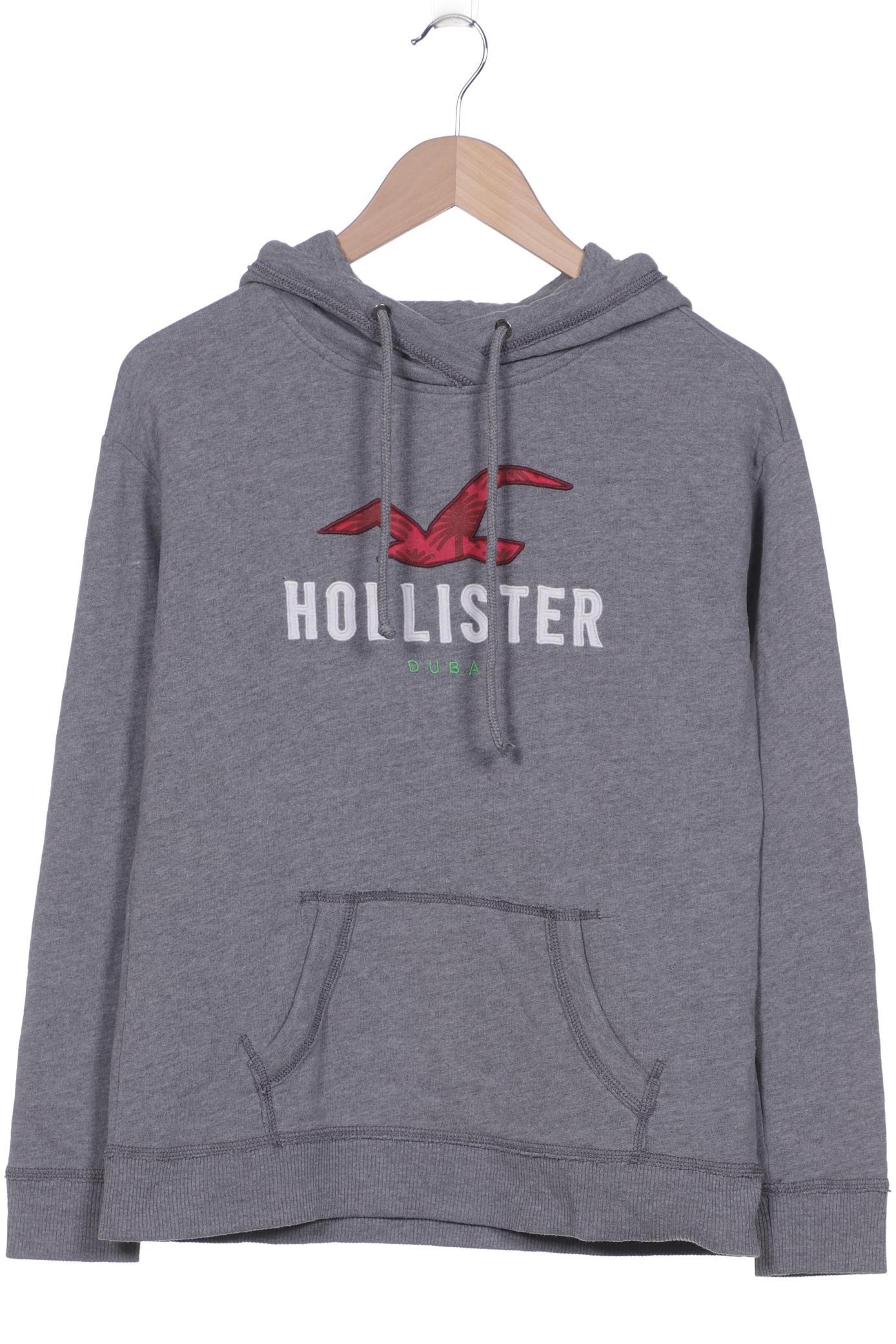 

Hollister Damen Kapuzenpullover, grau, Gr. 36