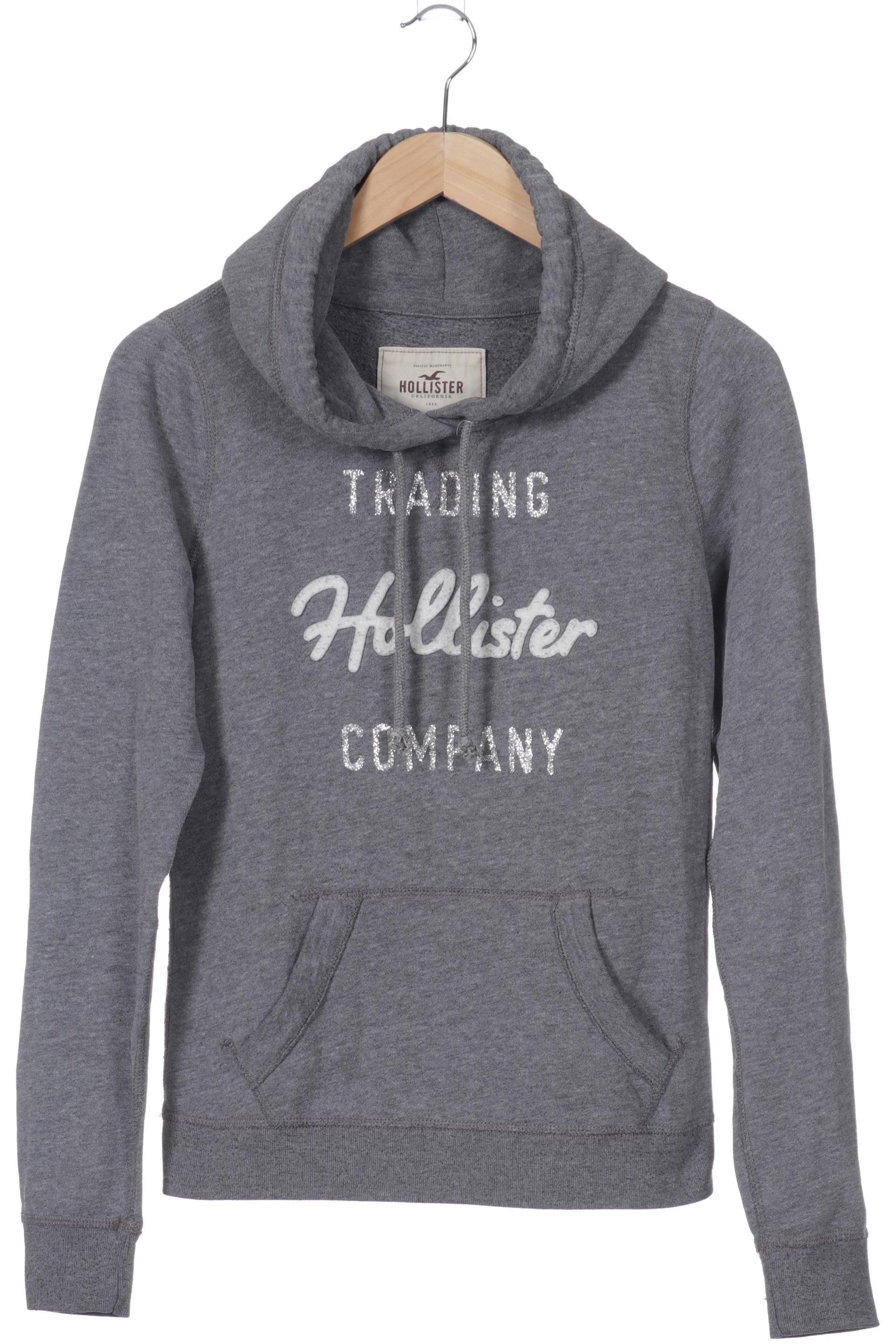

Hollister Damen Kapuzenpullover, grau, Gr.