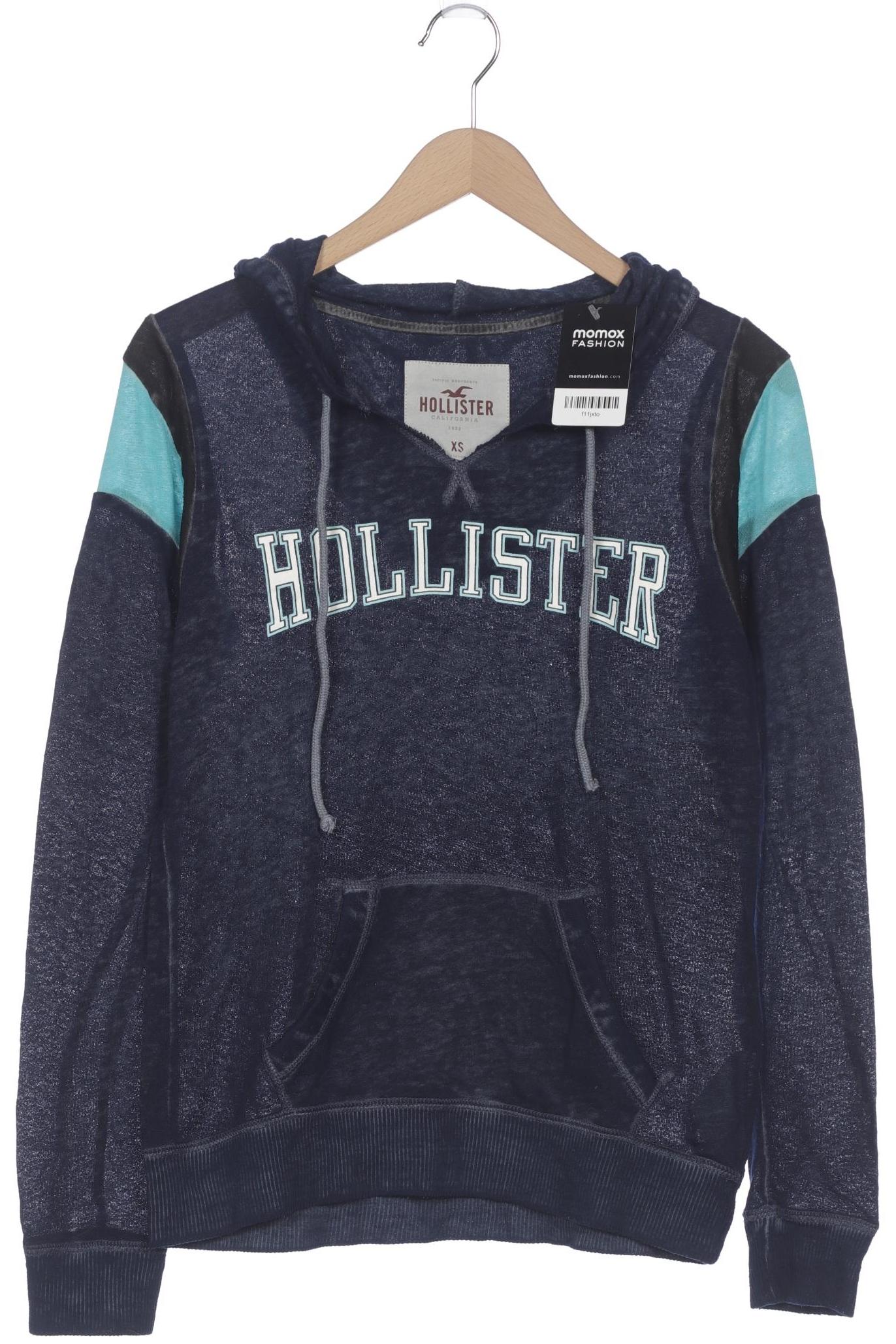 

Hollister Damen Kapuzenpullover, marineblau, Gr. 34