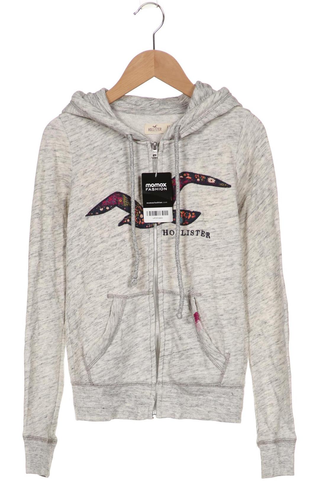 

Hollister Damen Kapuzenpullover, grau, Gr. 34