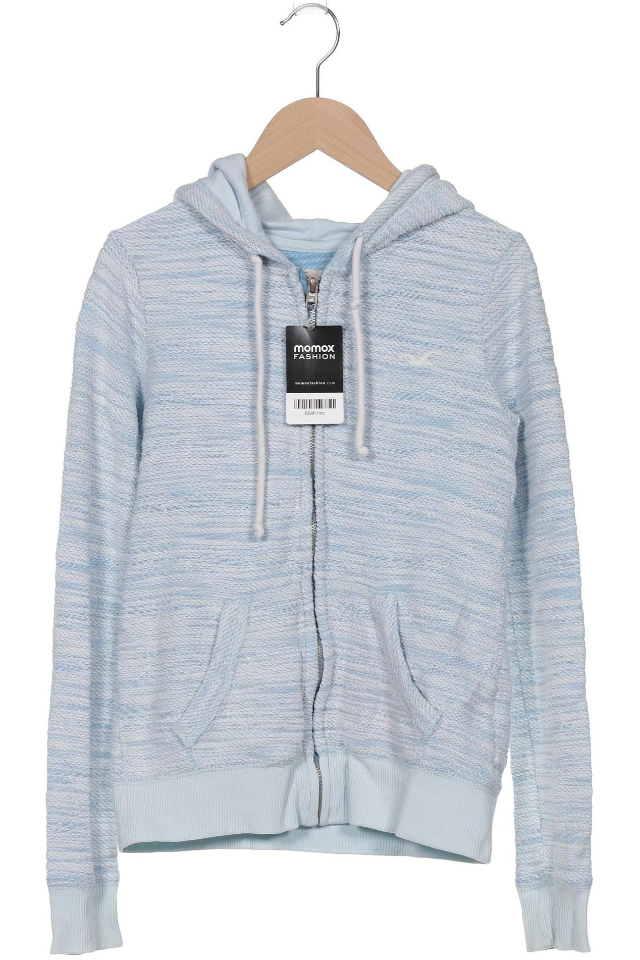

Hollister Damen Kapuzenpullover, hellblau, Gr. 34