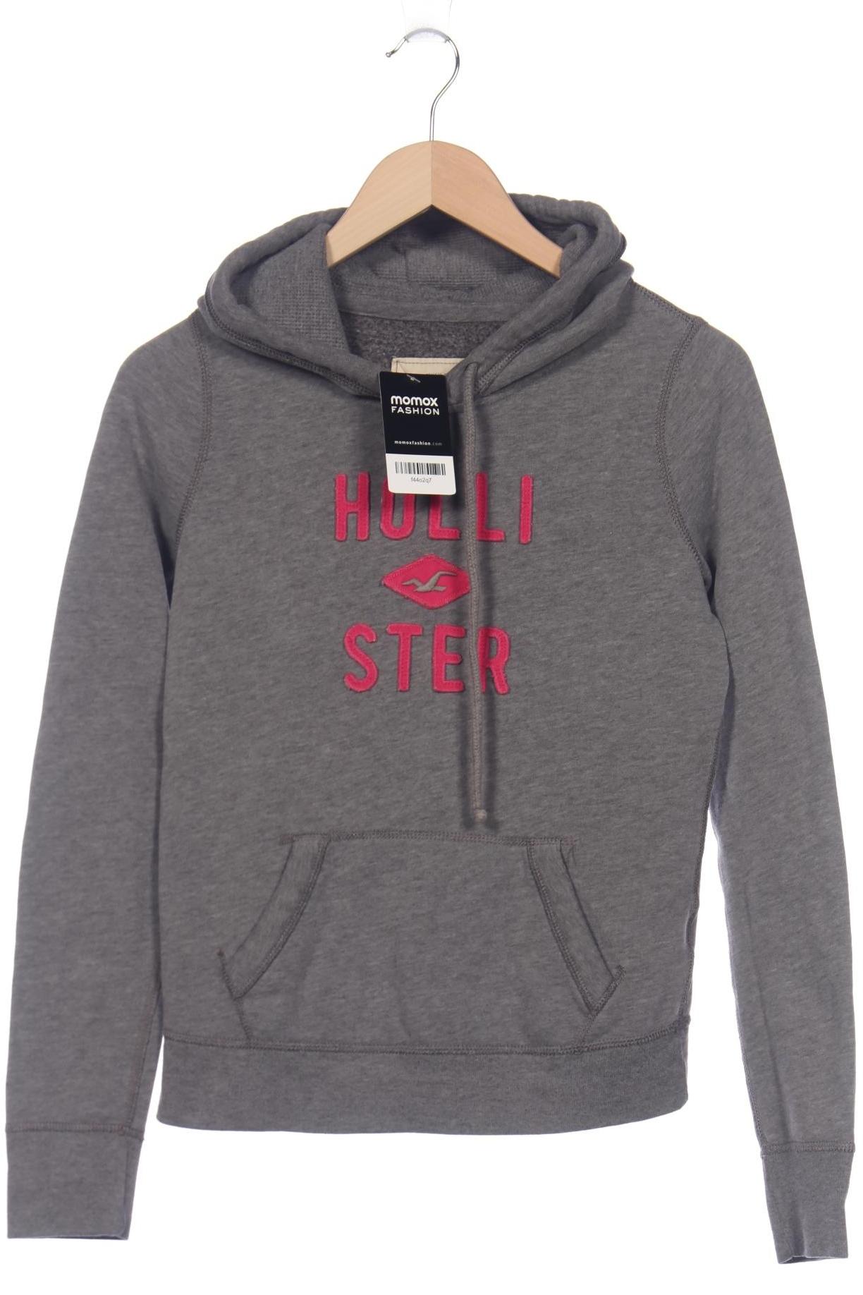 

Hollister Damen Kapuzenpullover, grau, Gr. 36
