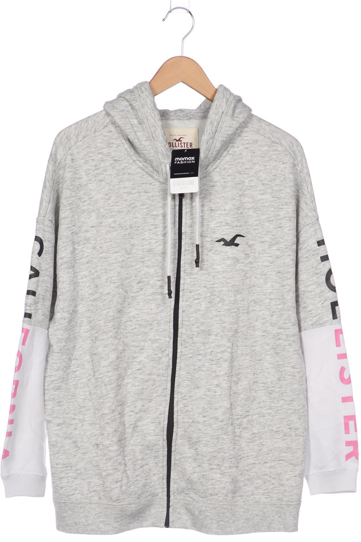 

Hollister Damen Kapuzenpullover, grau, Gr. 42