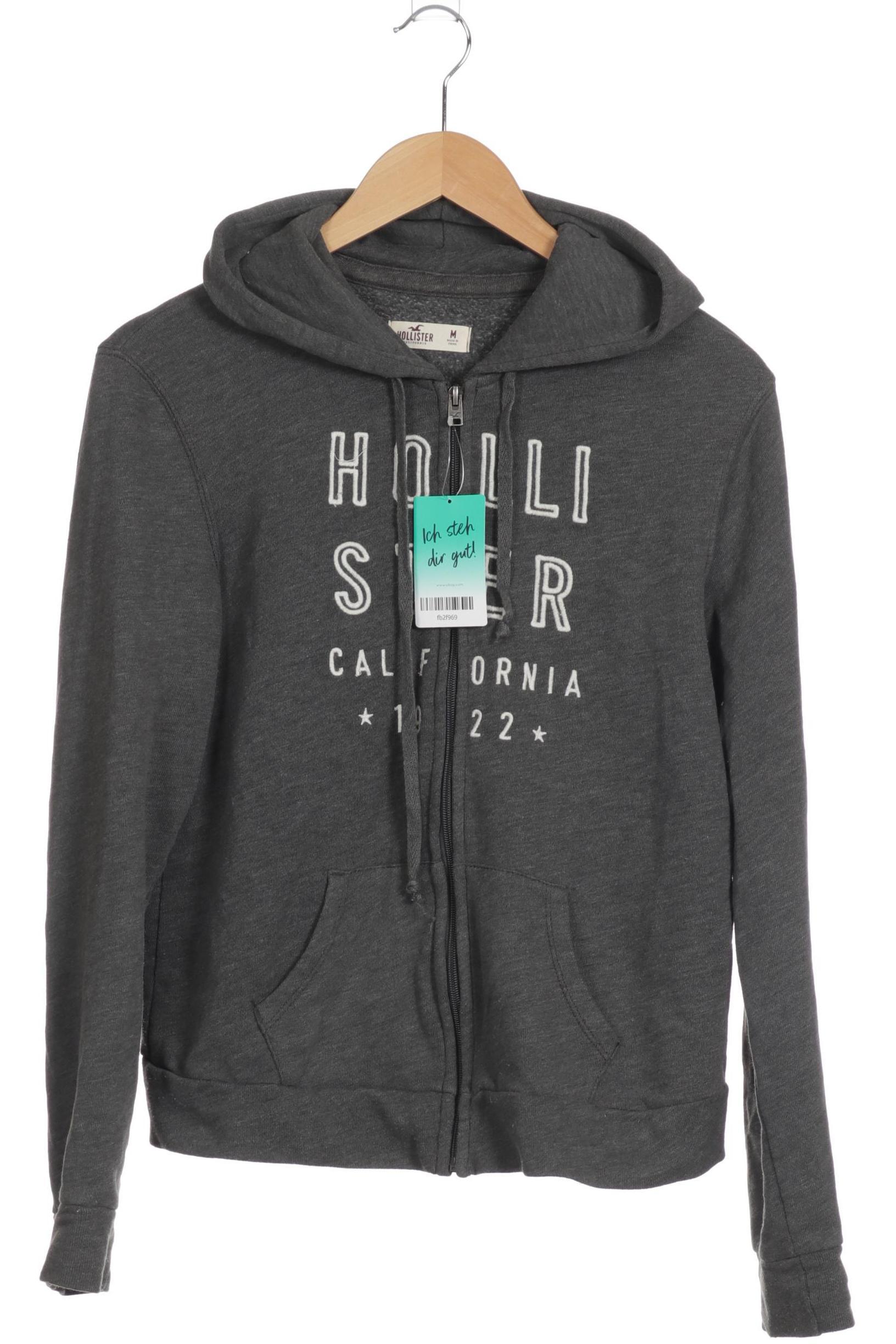 

Hollister Damen Kapuzenpullover, grau, Gr.