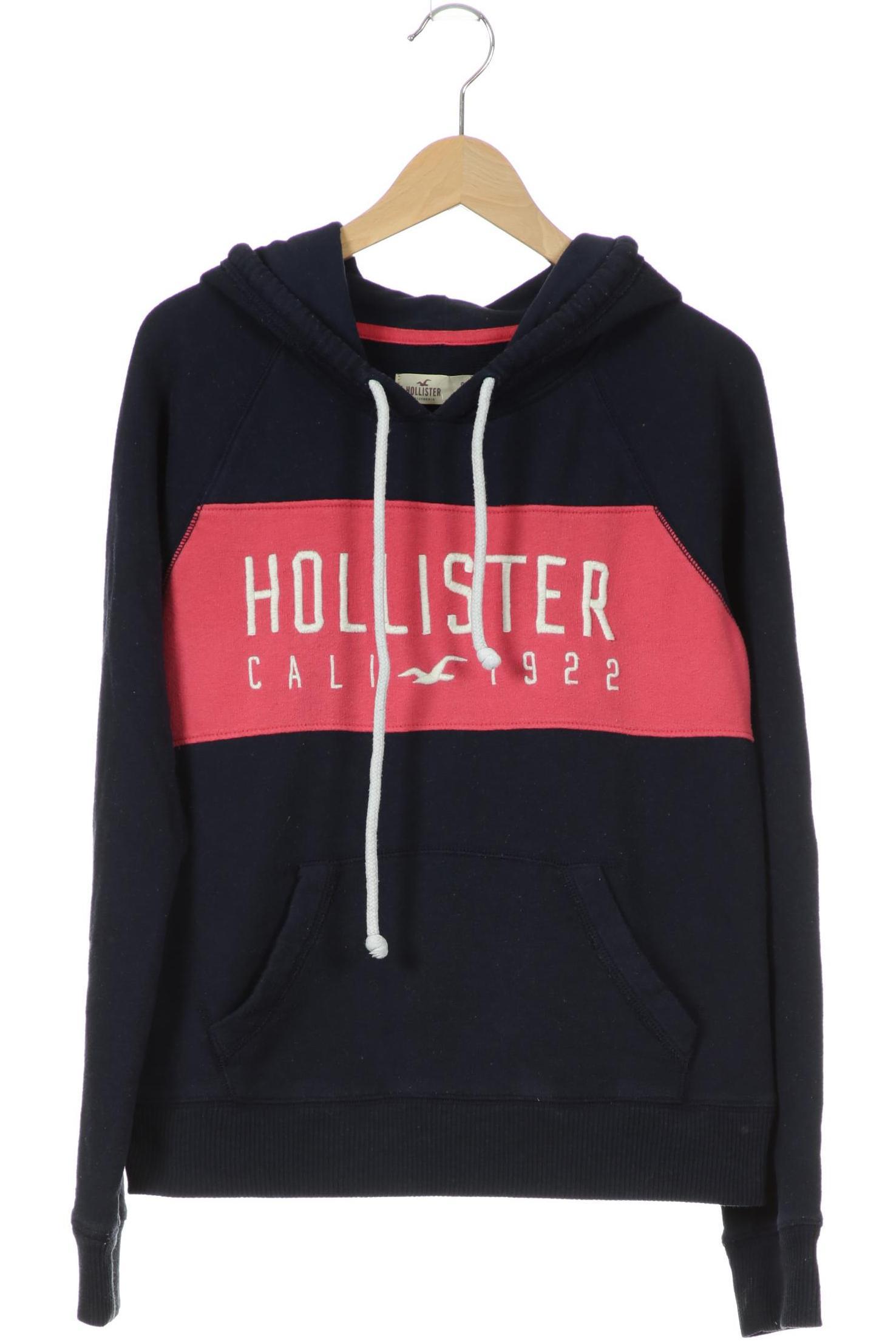 

Hollister Damen Kapuzenpullover, blau, Gr.