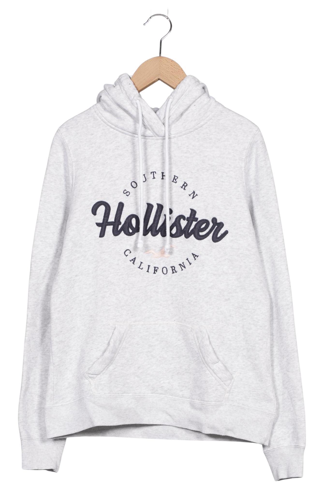 

Hollister Damen Kapuzenpullover, grau, Gr. 34