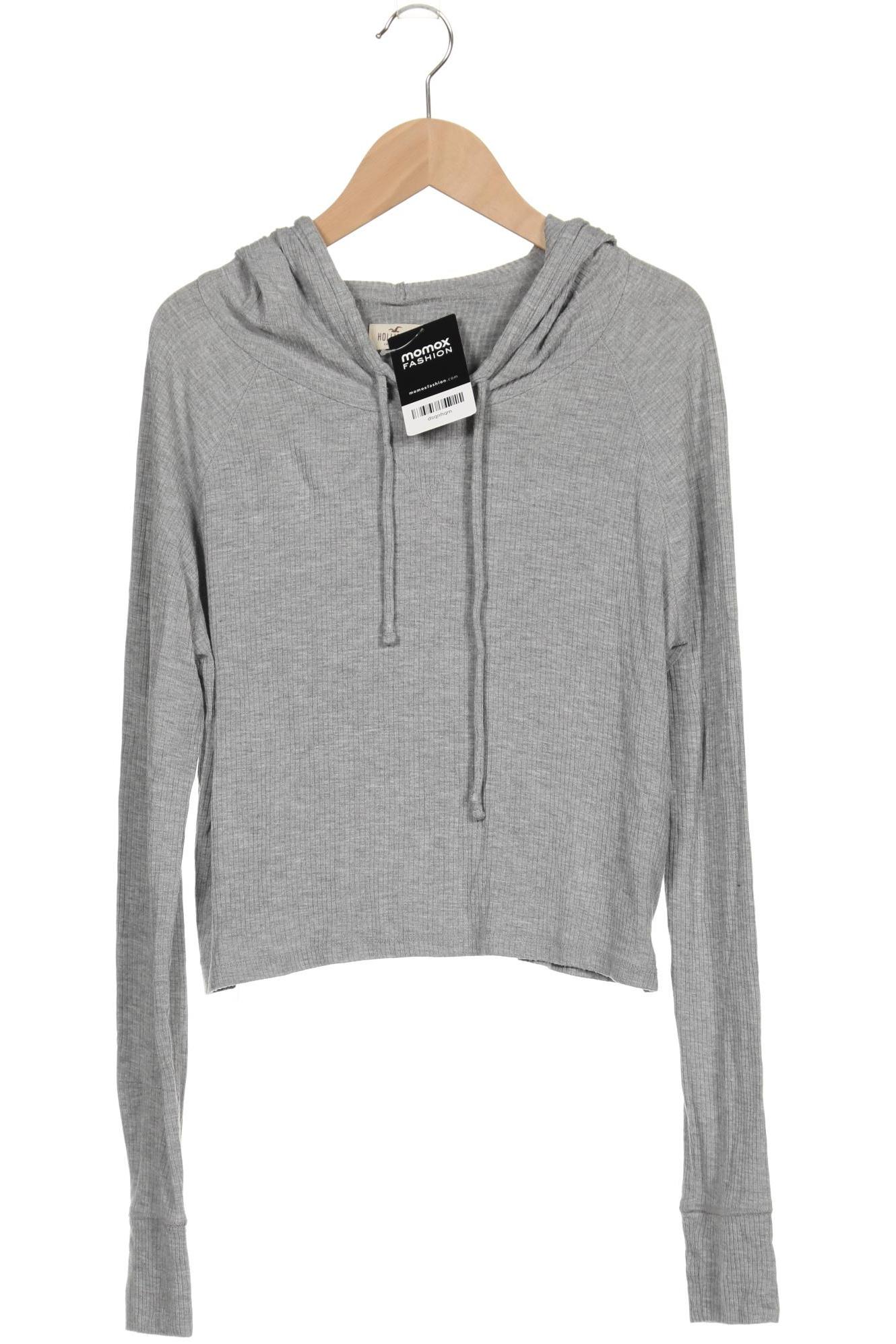 

Hollister Damen Kapuzenpullover, grau, Gr. 36
