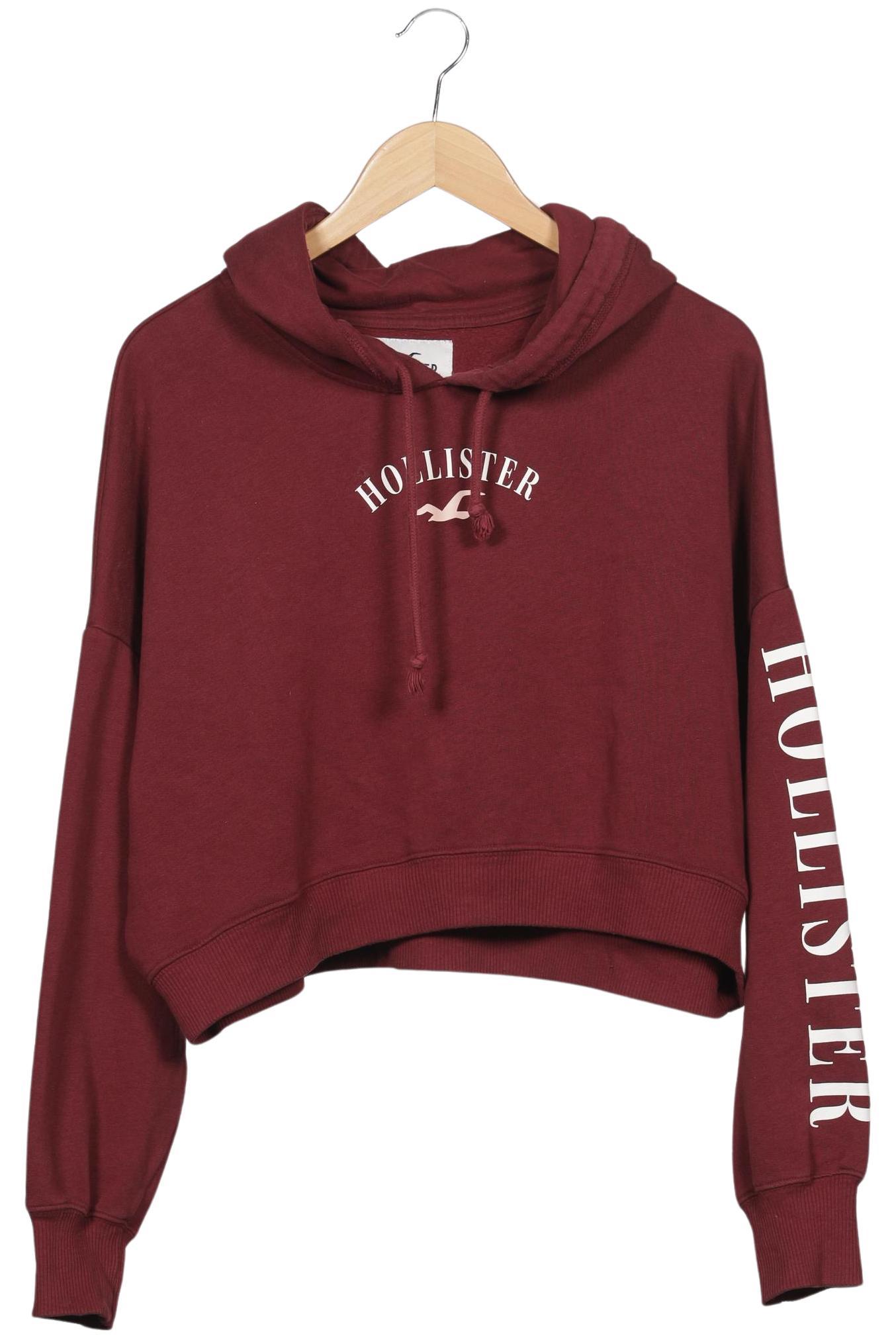 

Hollister Damen Kapuzenpullover, bordeaux, Gr. 38