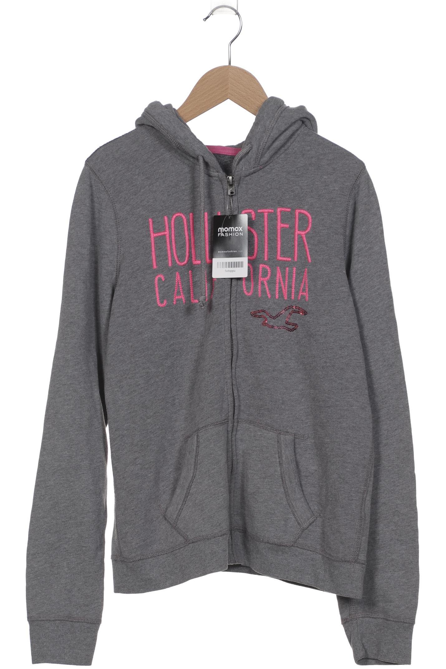 

Hollister Damen Kapuzenpullover, grau, Gr. 42