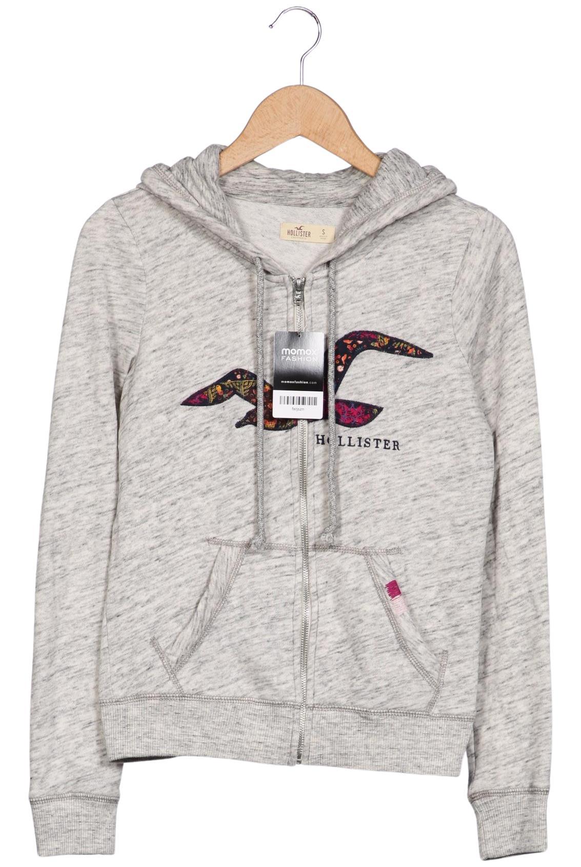 

Hollister Damen Kapuzenpullover, grau, Gr. 36