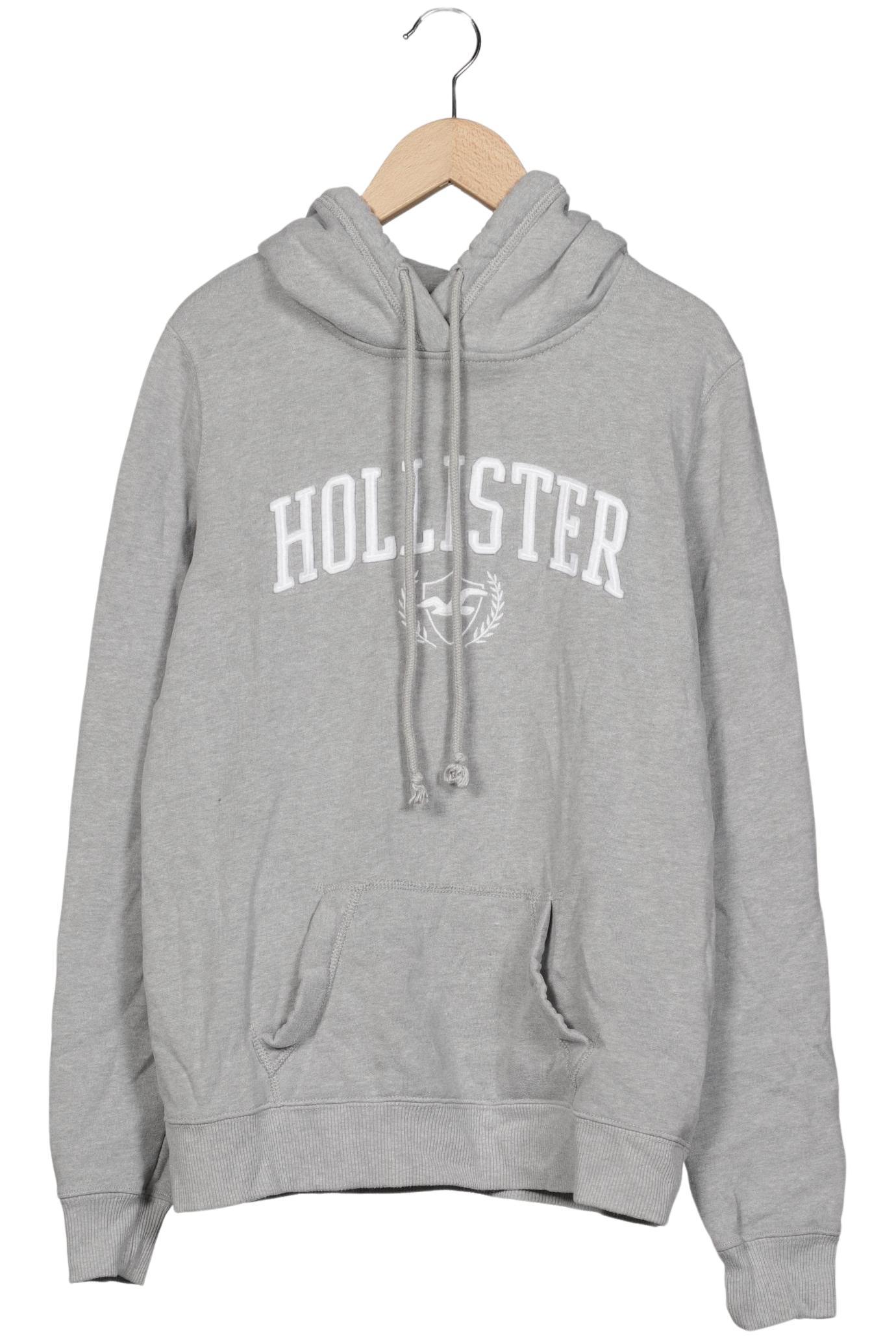 

Hollister Damen Kapuzenpullover, grau, Gr. 36