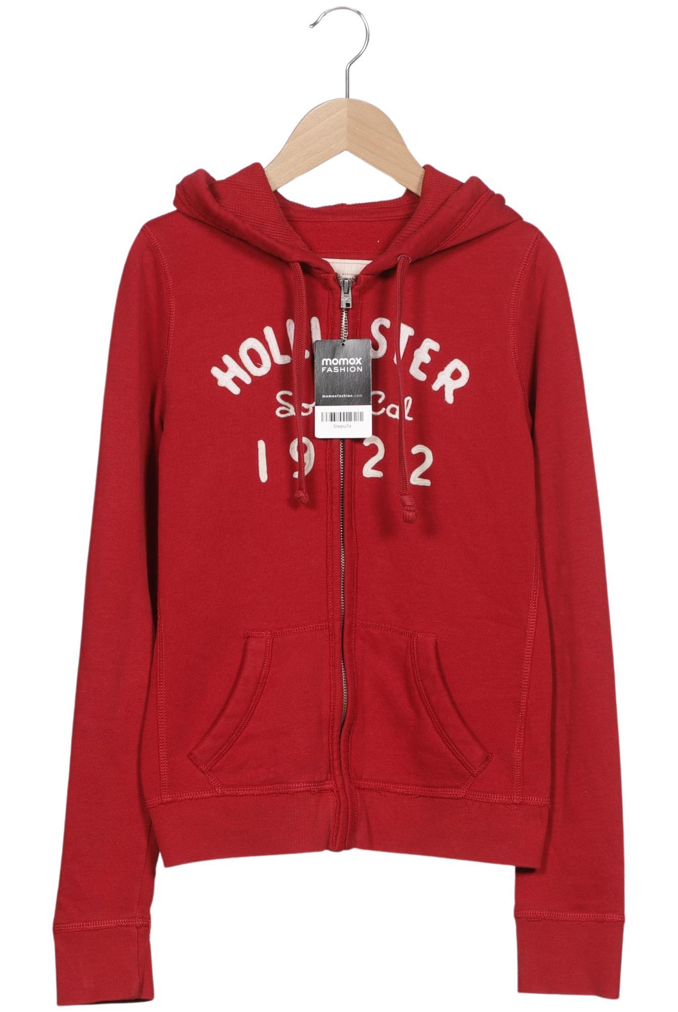 

Hollister Damen Kapuzenpullover, rot, Gr. 36