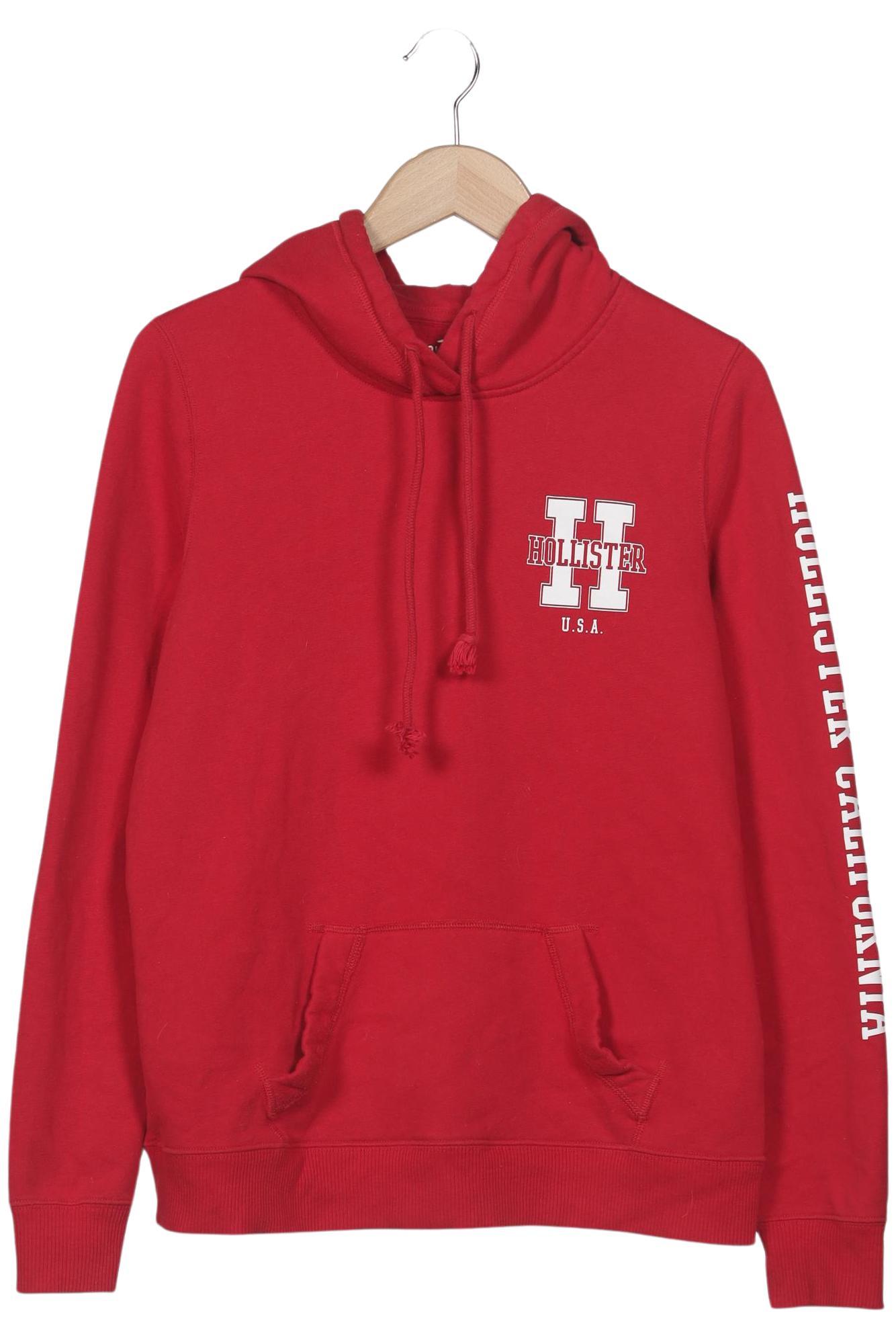 

Hollister Damen Kapuzenpullover, rot, Gr. 42