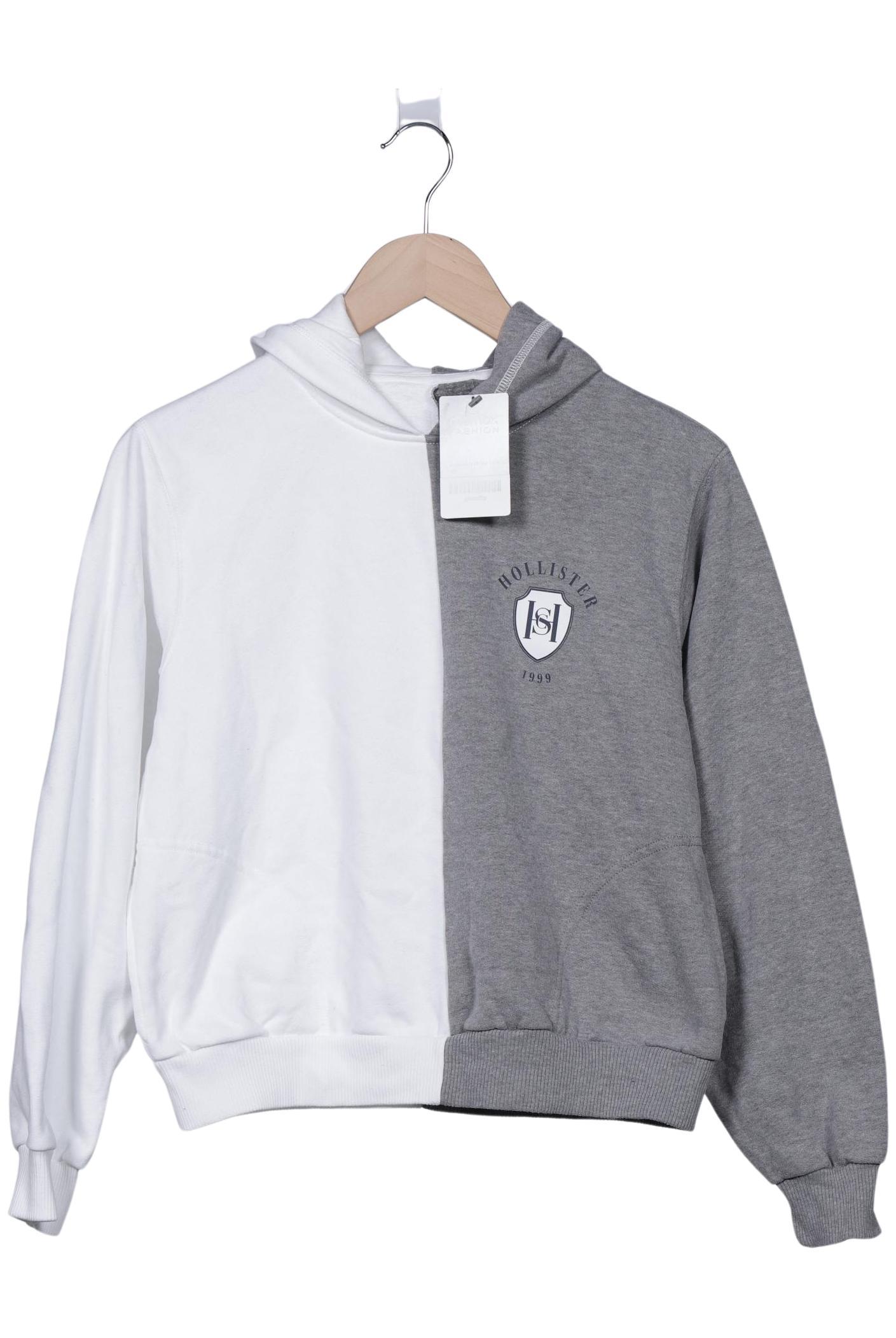 

Hollister Damen Kapuzenpullover, grau, Gr. 32