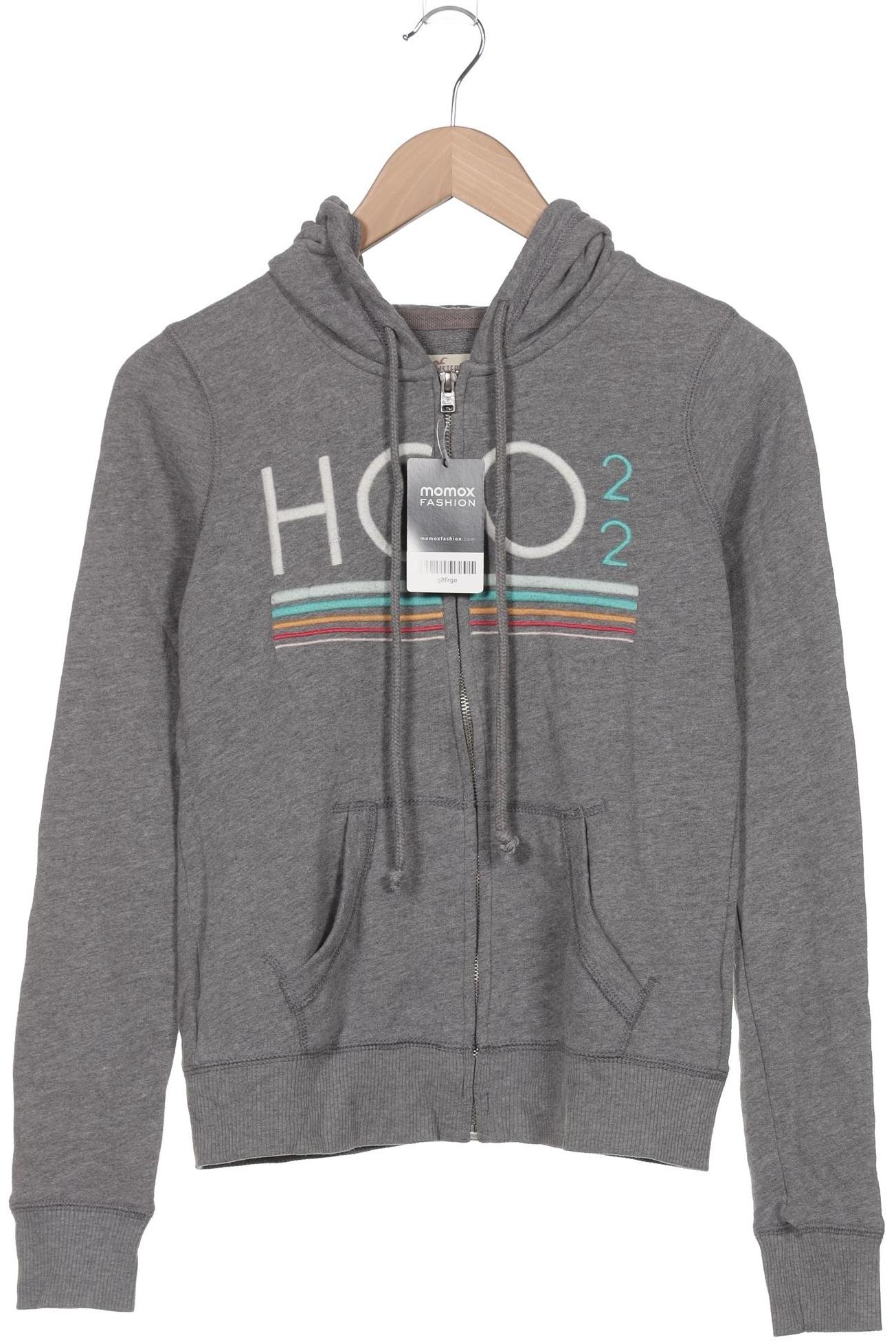 

Hollister Damen Kapuzenpullover, grau, Gr. 36
