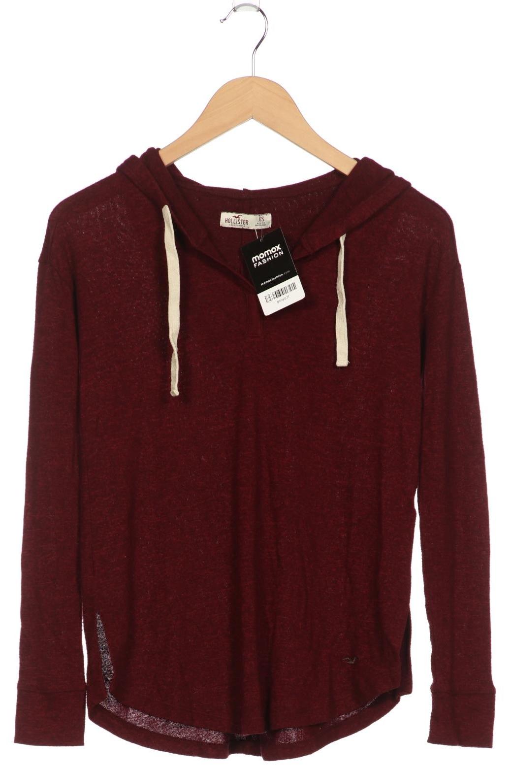 

Hollister Damen Kapuzenpullover, bordeaux, Gr. 34