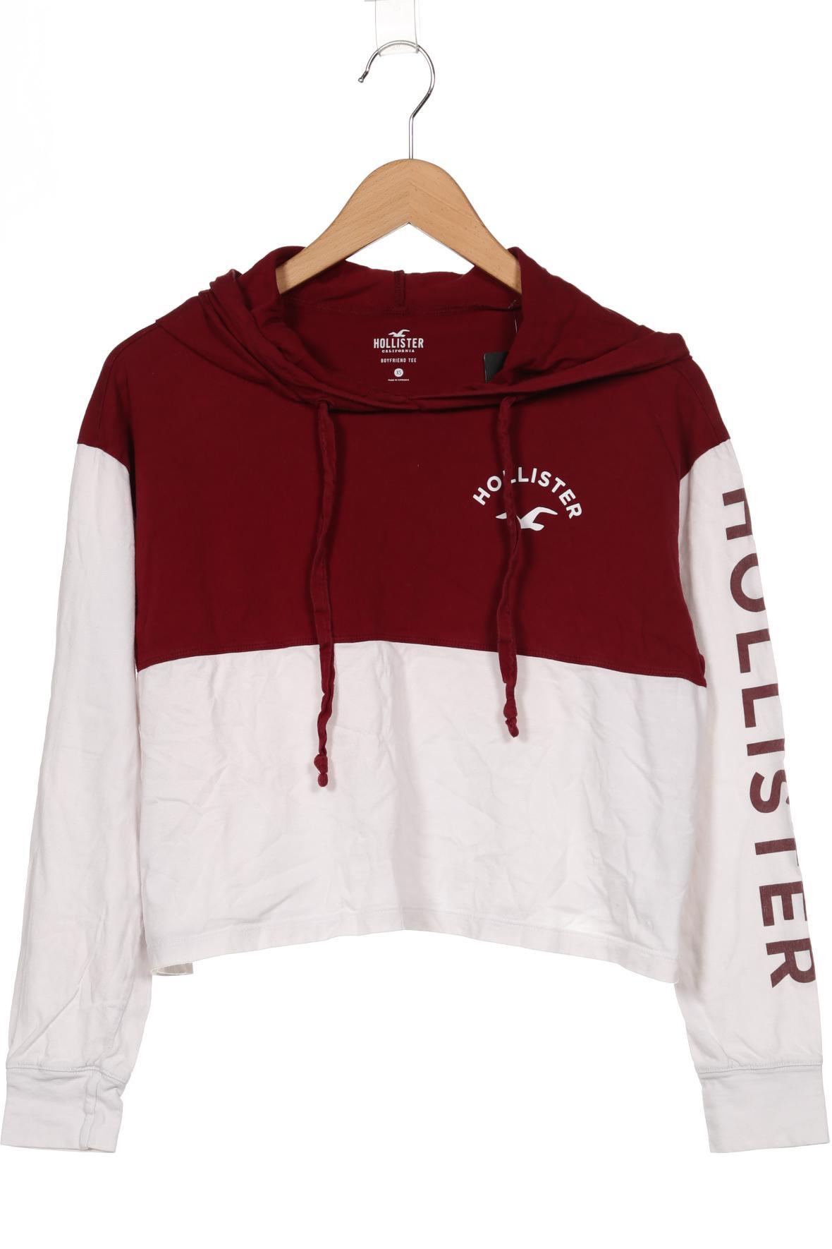

Hollister Damen Kapuzenpullover, weiß, Gr. 34