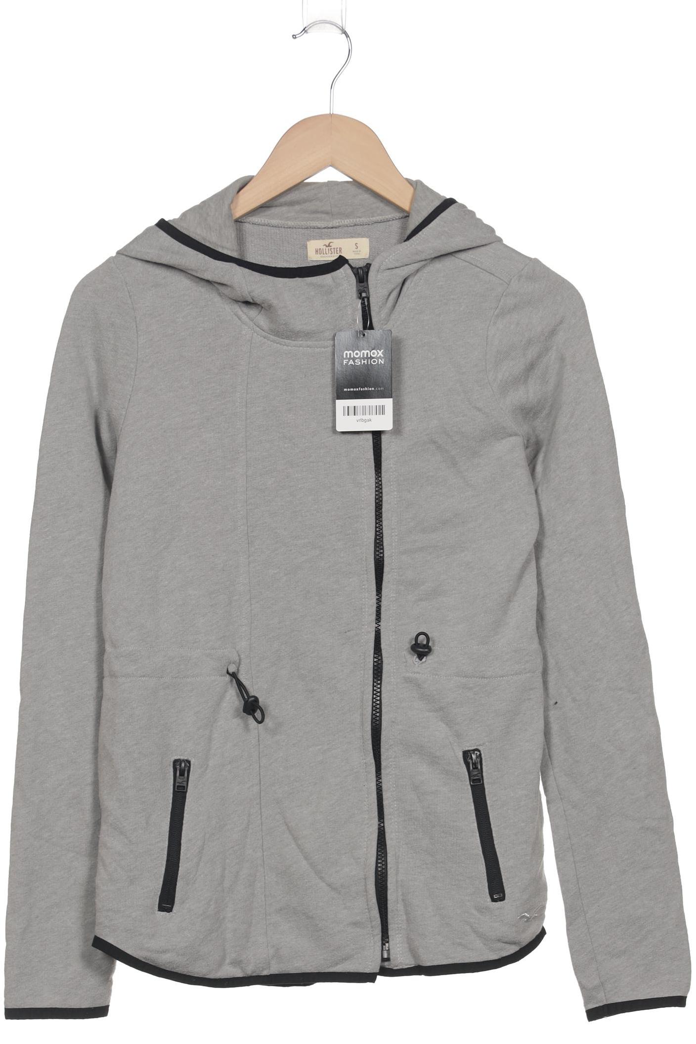 

Hollister Damen Kapuzenpullover, grau, Gr. 36