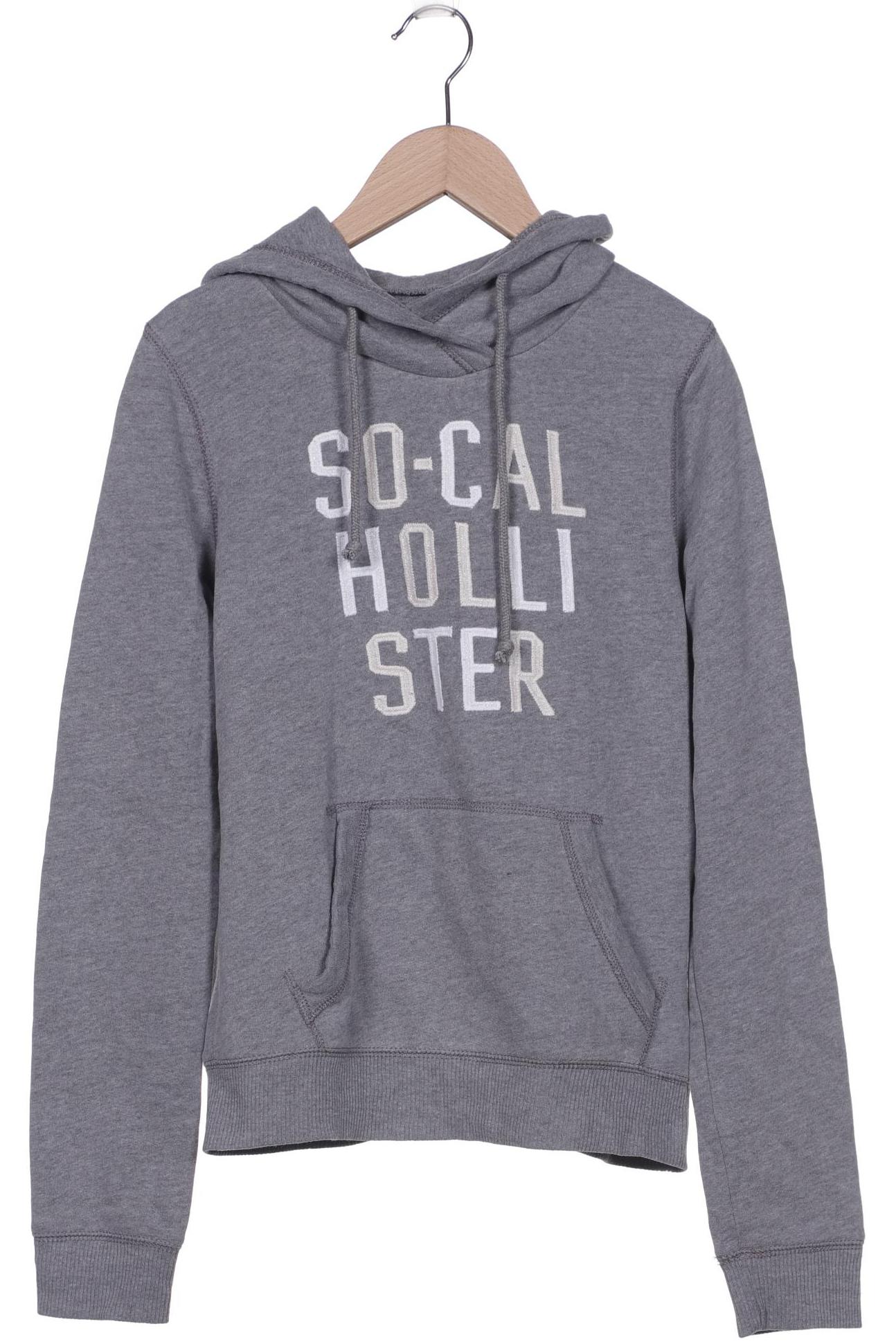 

Hollister Damen Kapuzenpullover, grau, Gr. 36