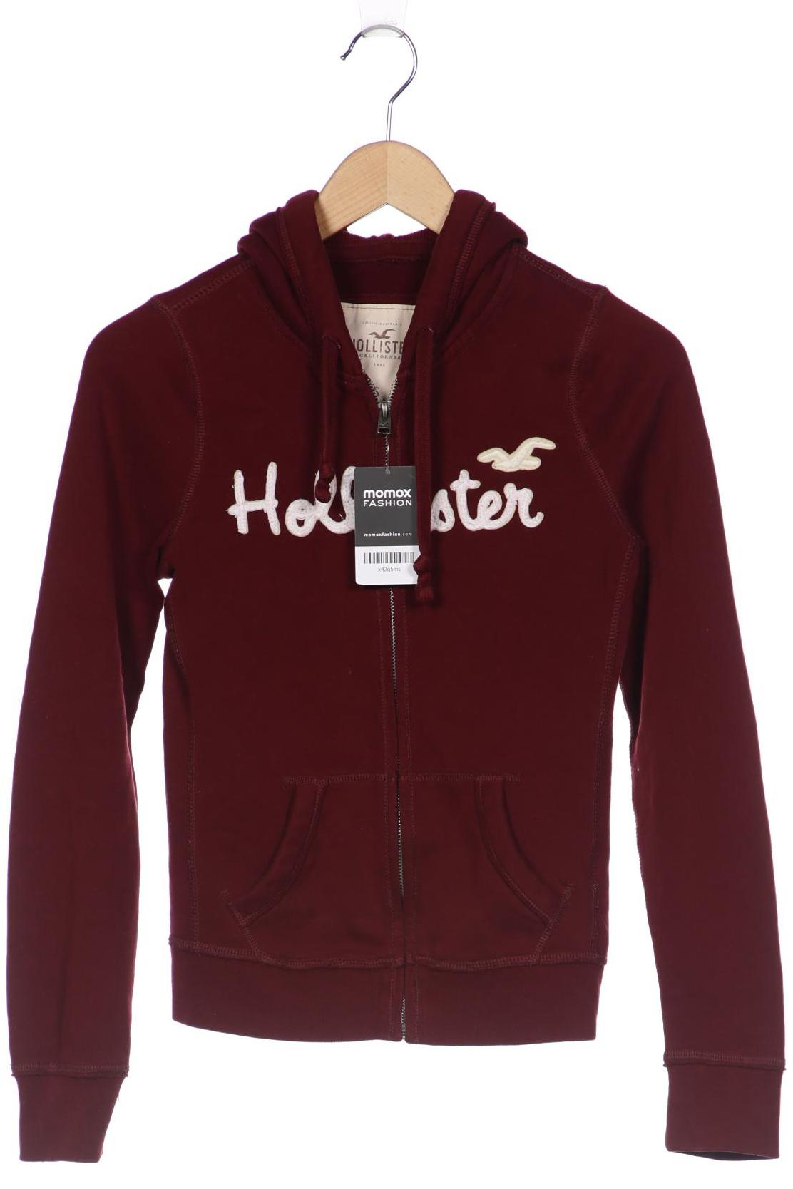 

Hollister Damen Kapuzenpullover, bordeaux, Gr. 36