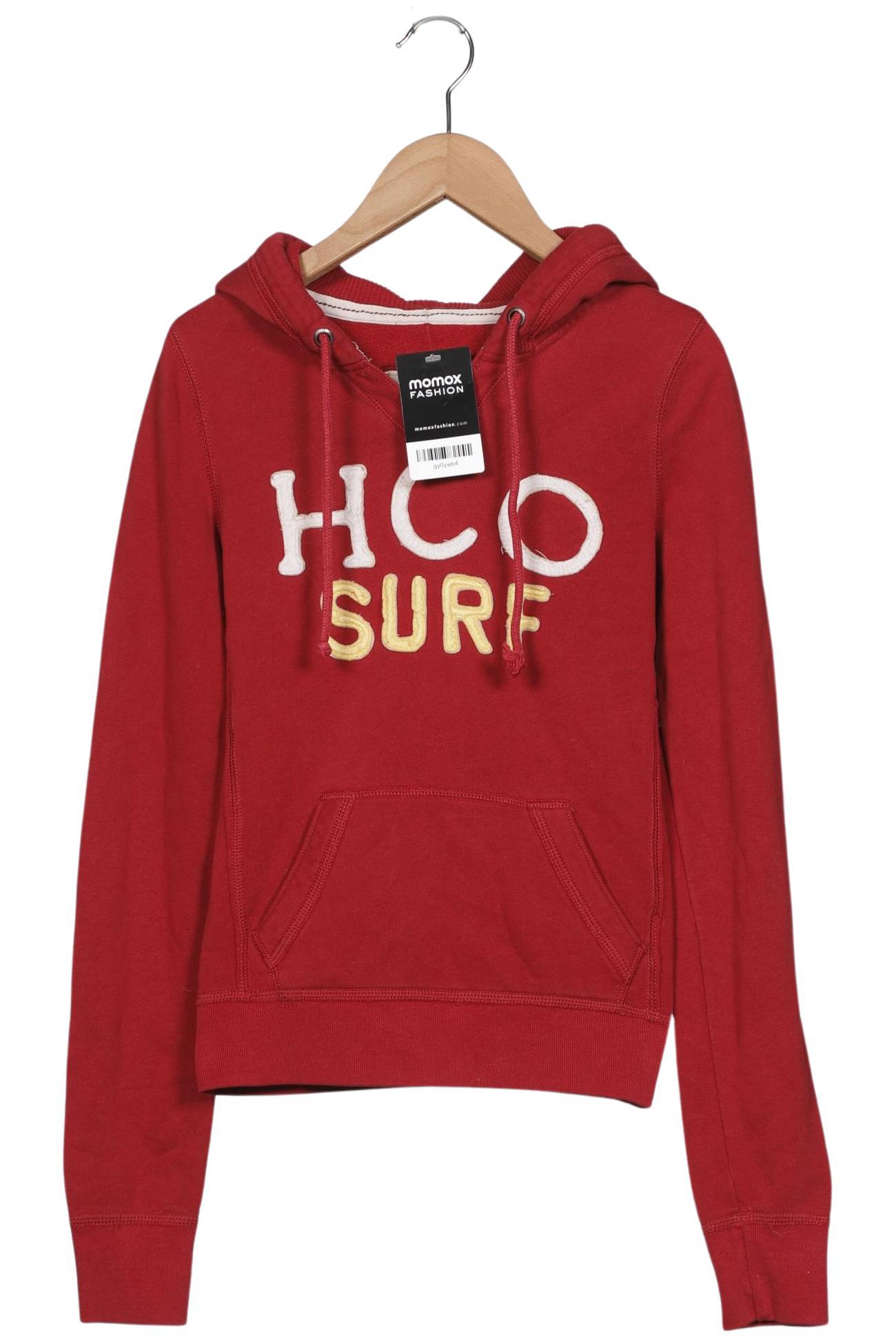 

Hollister Damen Kapuzenpullover, rot, Gr. 34