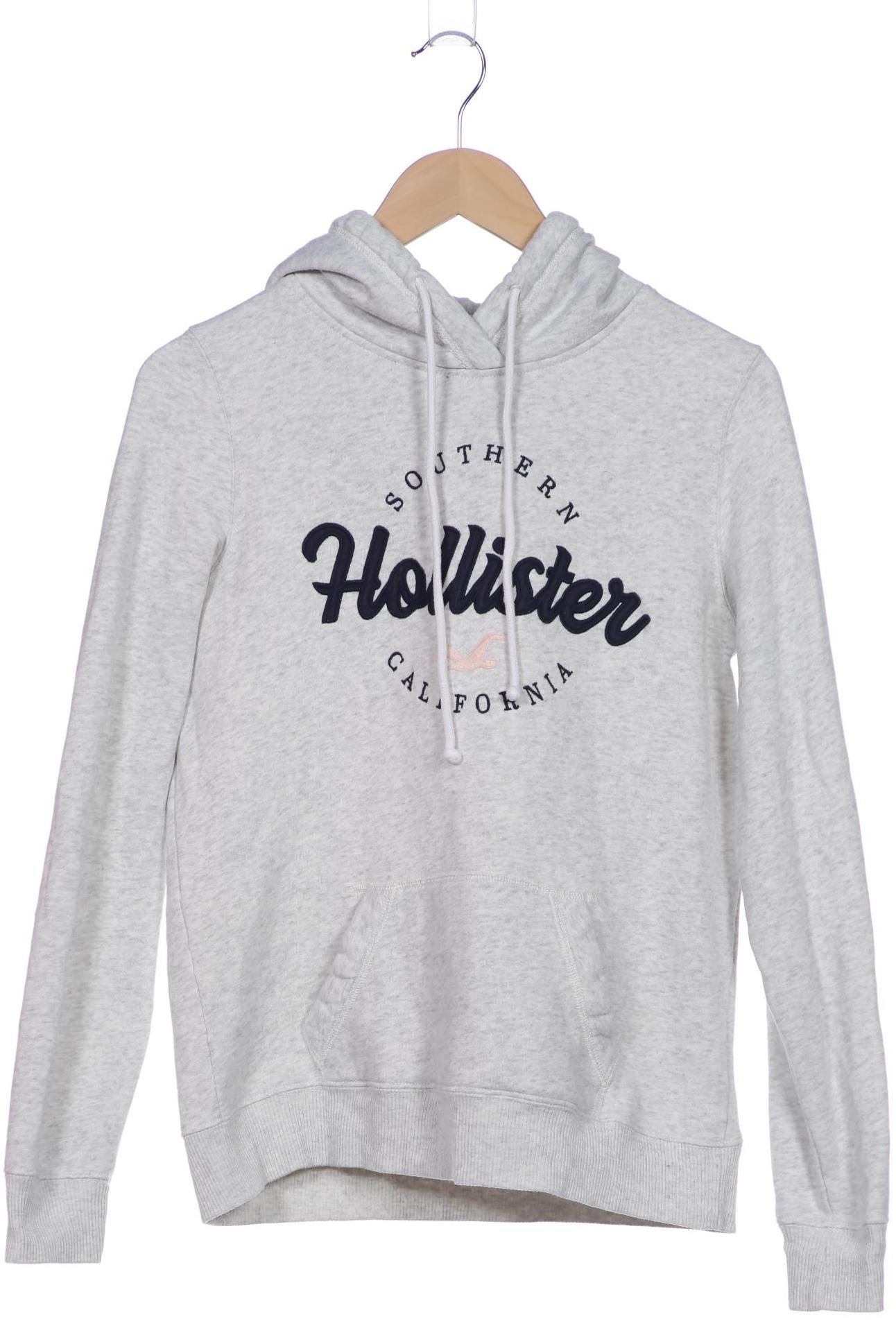 

Hollister Damen Kapuzenpullover, grau, Gr. 36