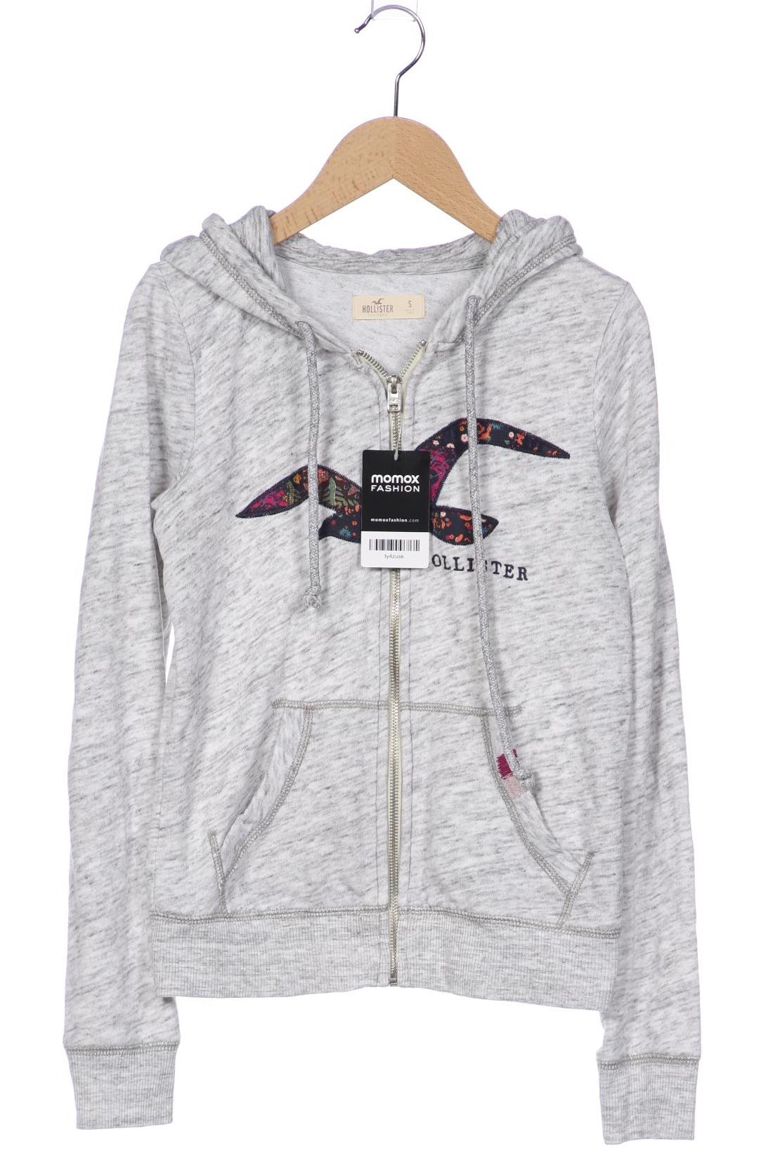 

Hollister Damen Kapuzenpullover, grau, Gr. 36