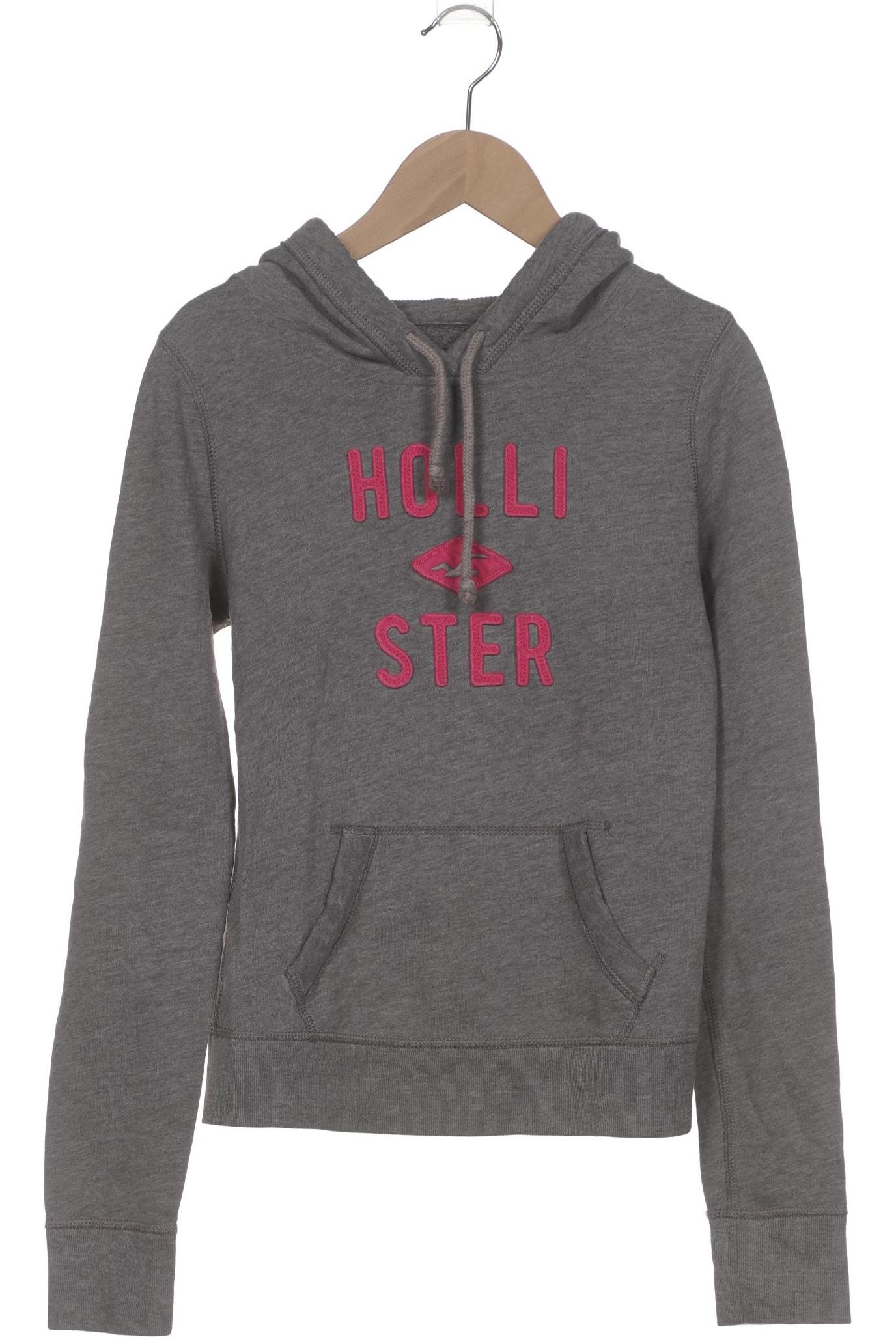 

Hollister Damen Kapuzenpullover, grau, Gr. 34