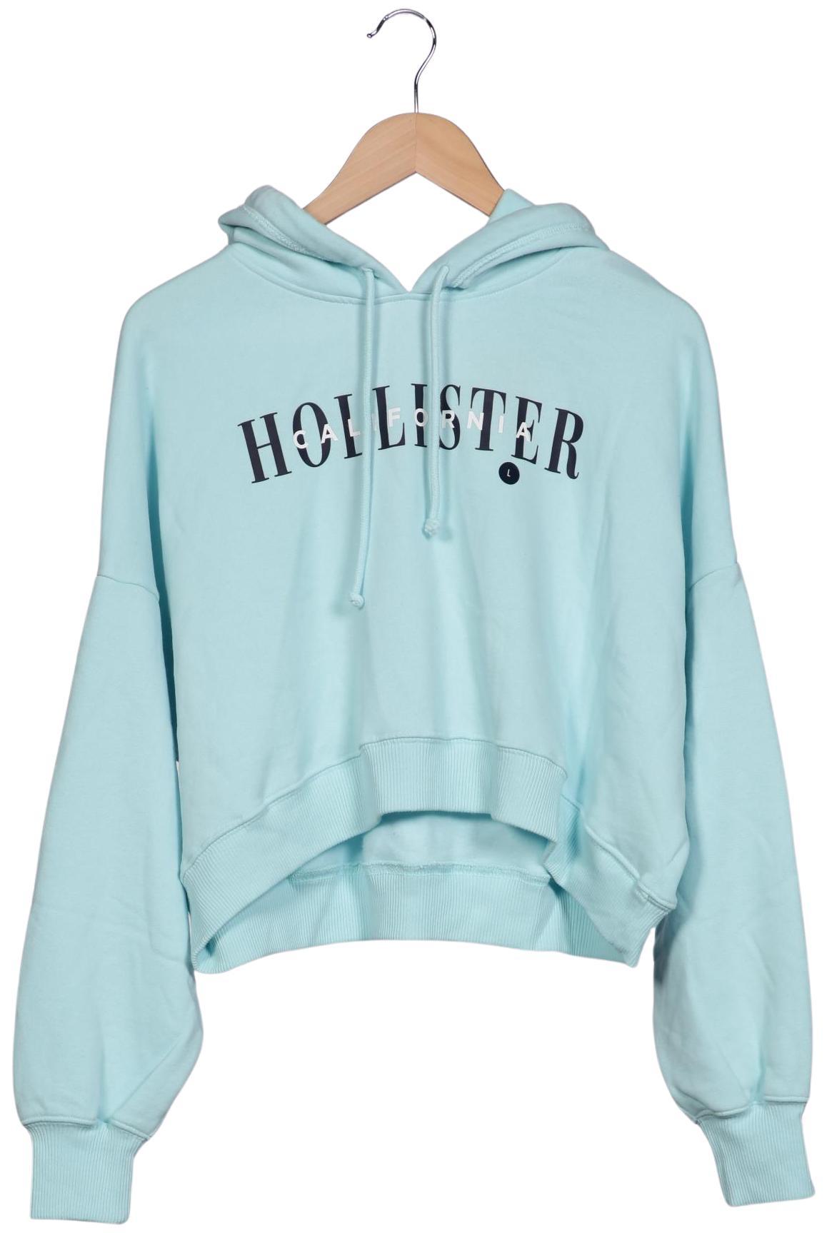 

Hollister Damen Kapuzenpullover, hellblau, Gr. 42