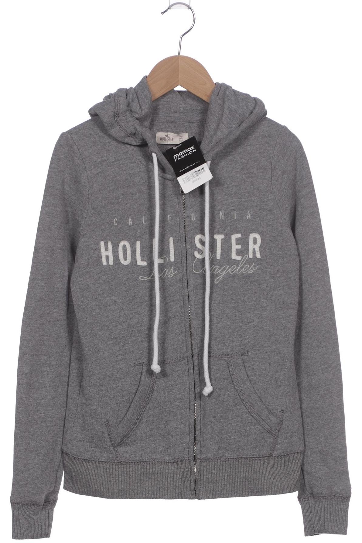 

Hollister Damen Kapuzenpullover, grau, Gr. 34