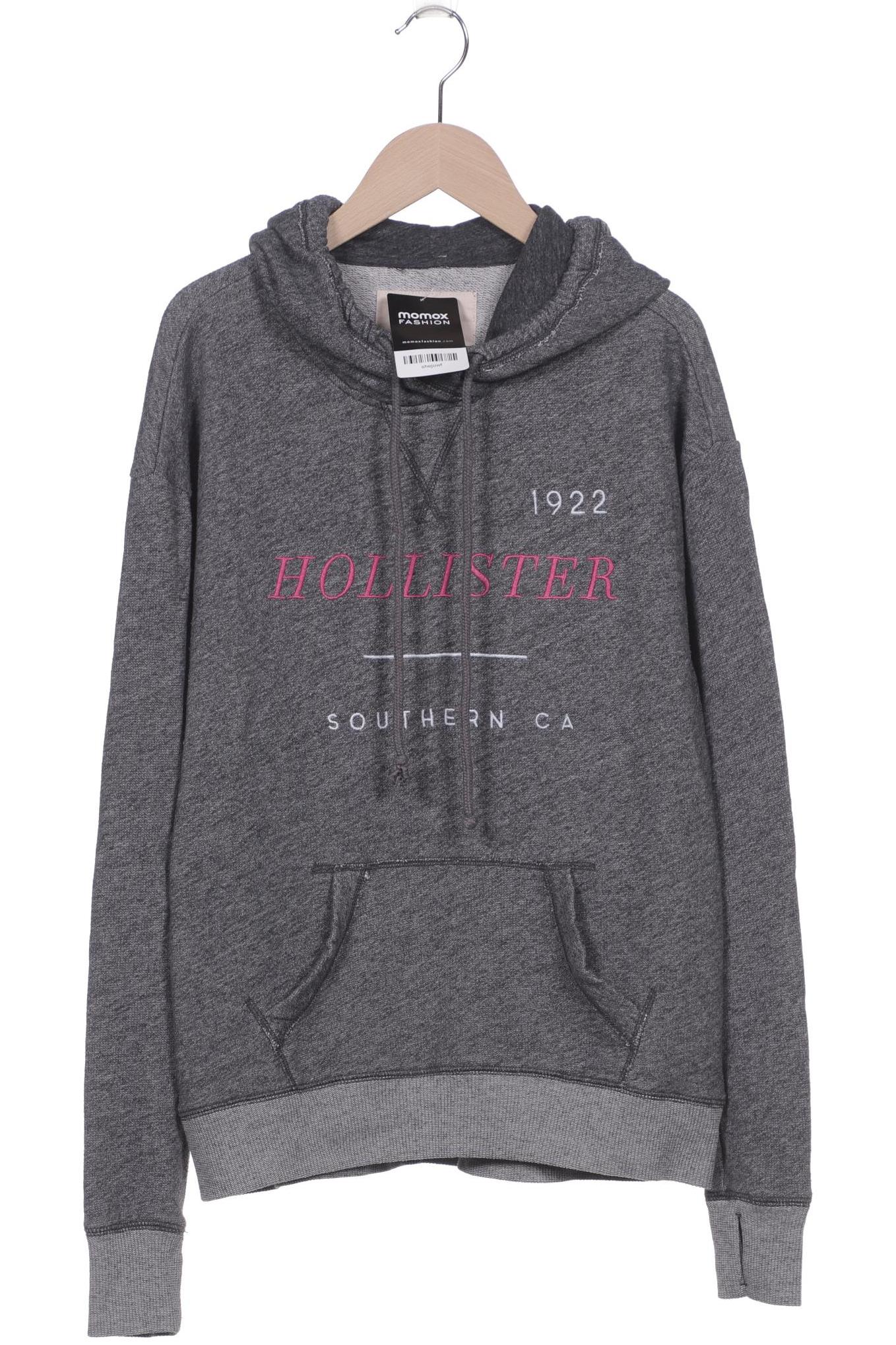 

Hollister Damen Kapuzenpullover, grau, Gr. 38
