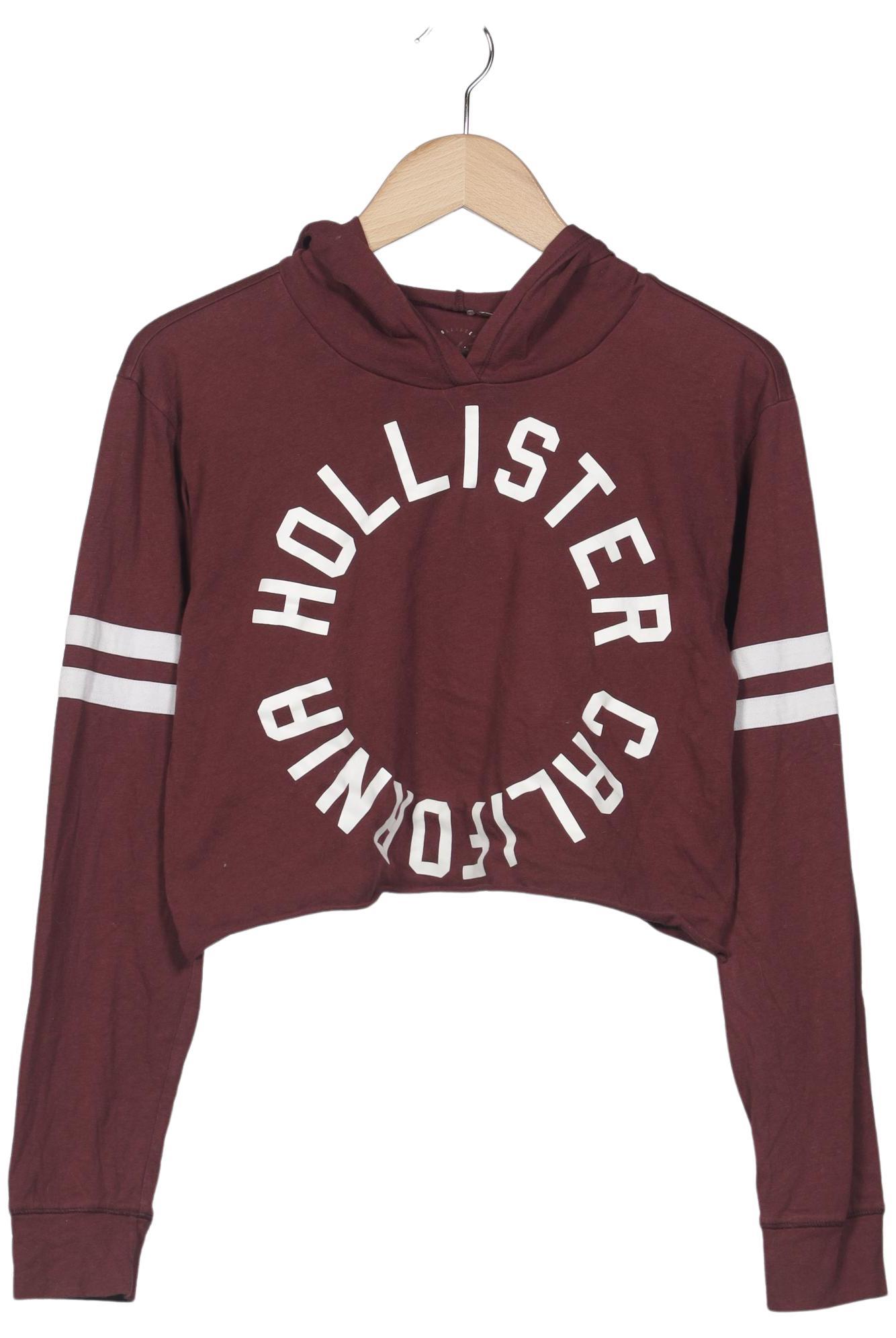 

Hollister Damen Kapuzenpullover, bordeaux, Gr. 34