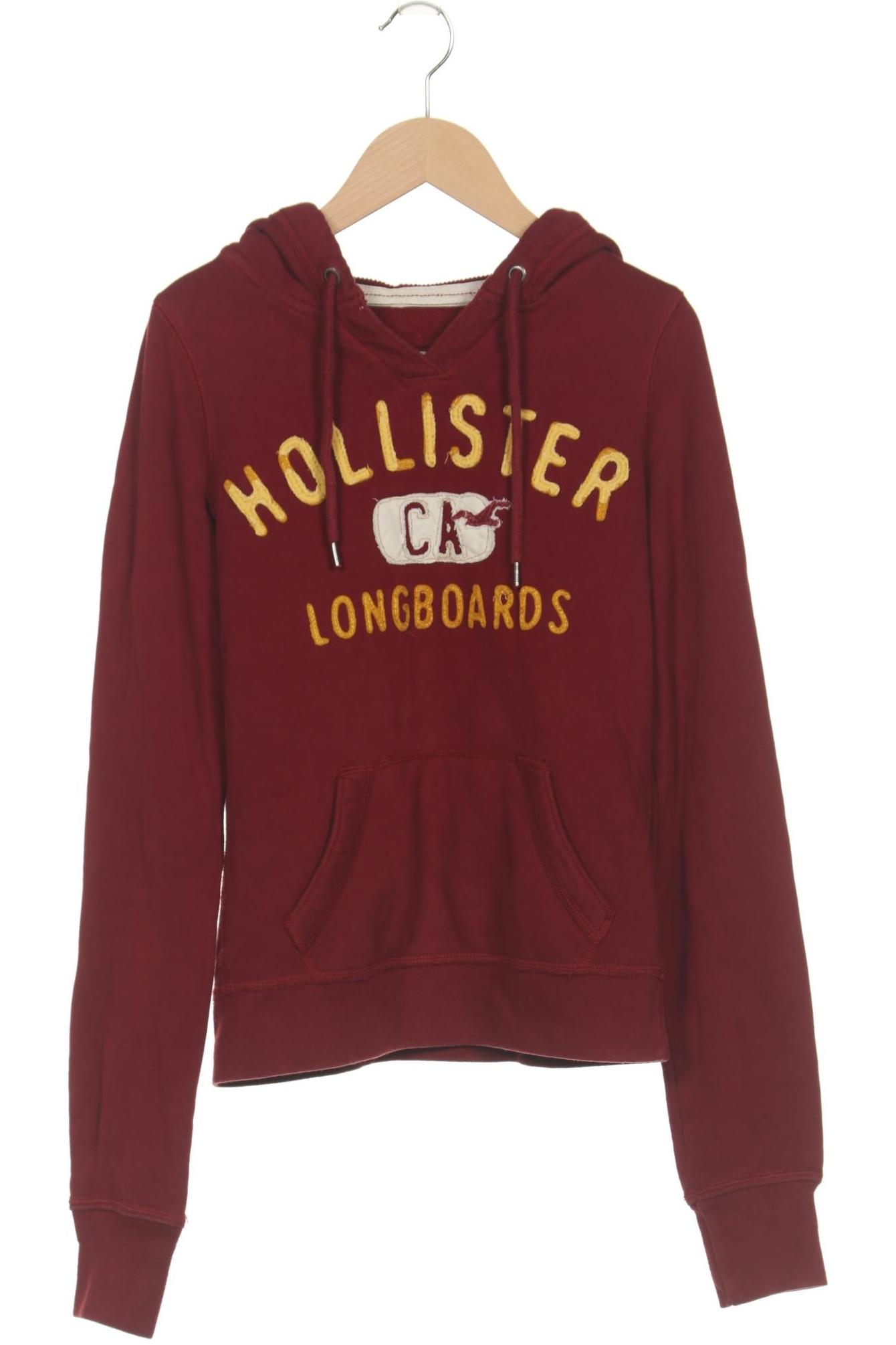 

Hollister Damen Kapuzenpullover, bordeaux, Gr. 36