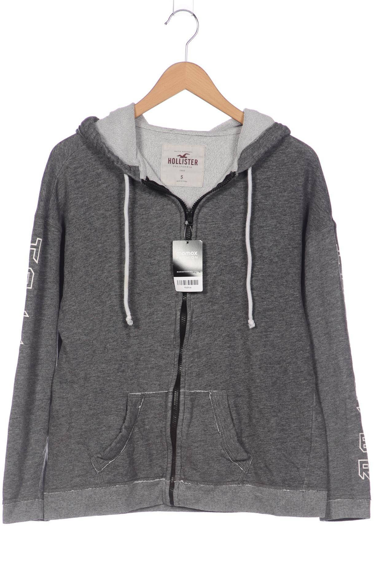 

Hollister Damen Kapuzenpullover, grau, Gr. 36