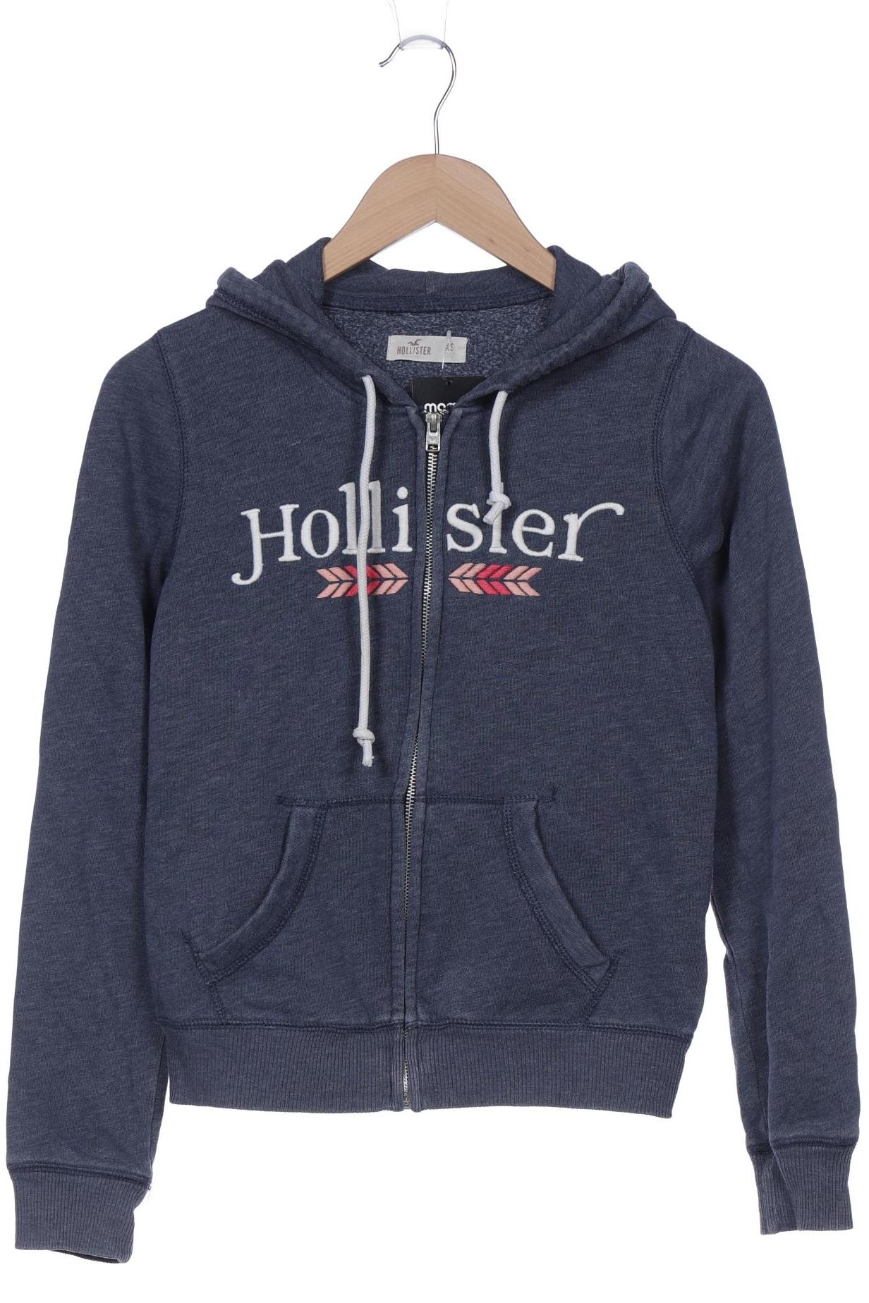 

Hollister Damen Kapuzenpullover, blau, Gr. 34