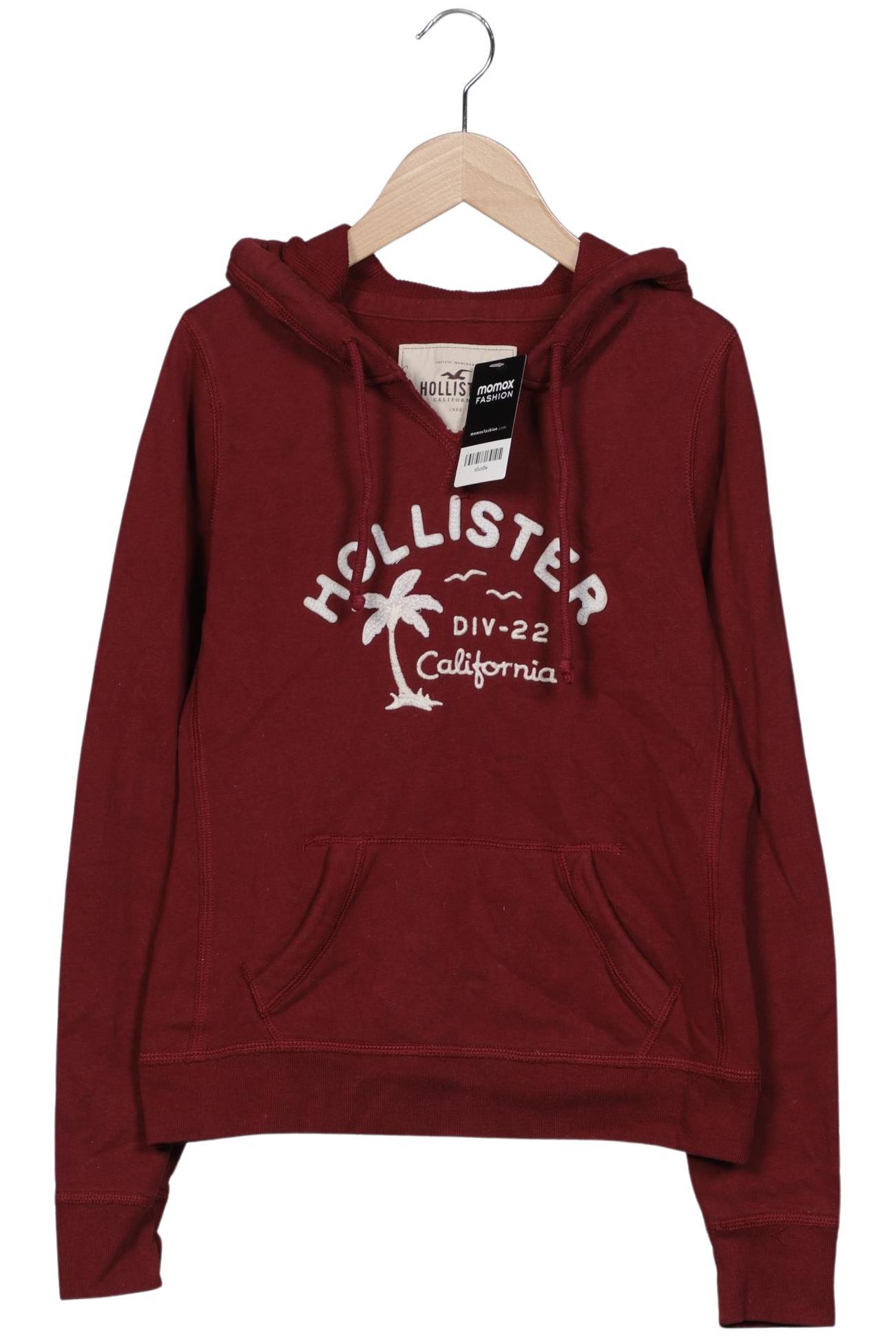 

Hollister Damen Kapuzenpullover, bordeaux, Gr. 38