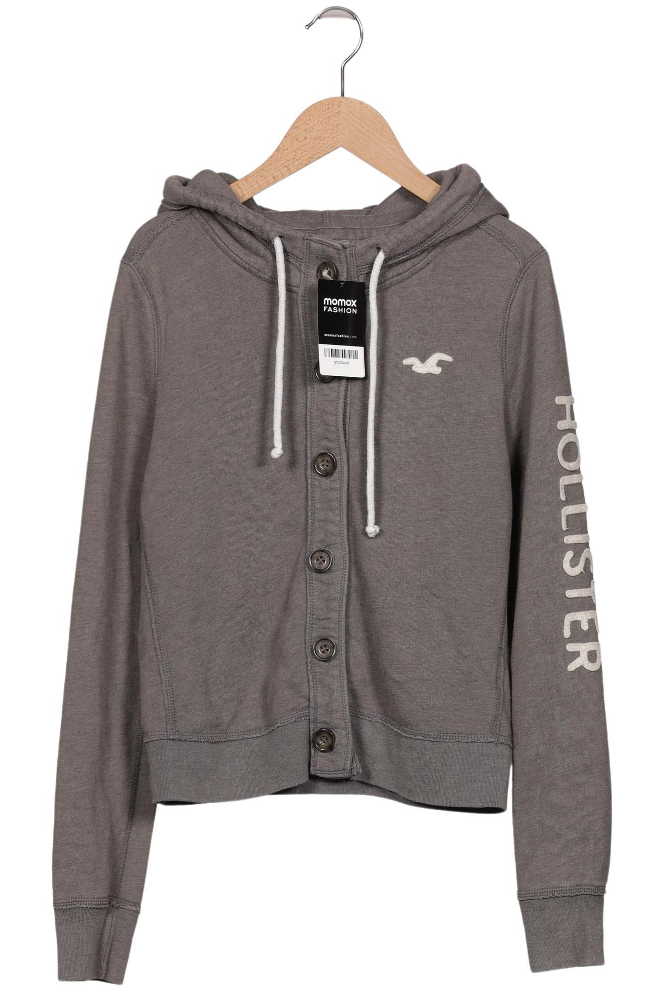 

Hollister Damen Kapuzenpullover, grau, Gr. 38