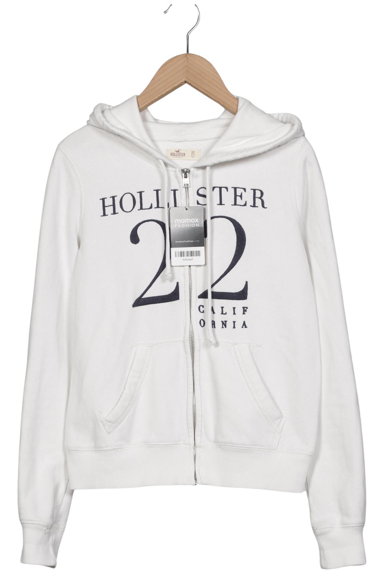 

Hollister Damen Kapuzenpullover, weiß, Gr. 34