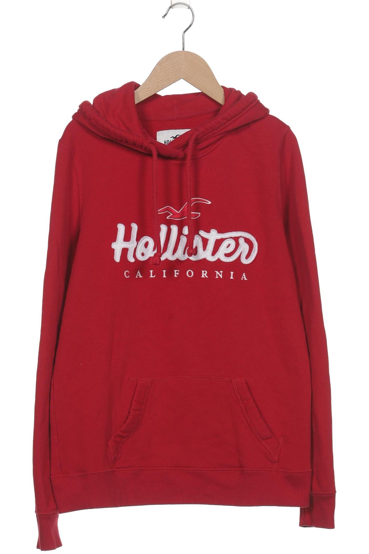

Hollister Damen Kapuzenpullover, rot, Gr. 38