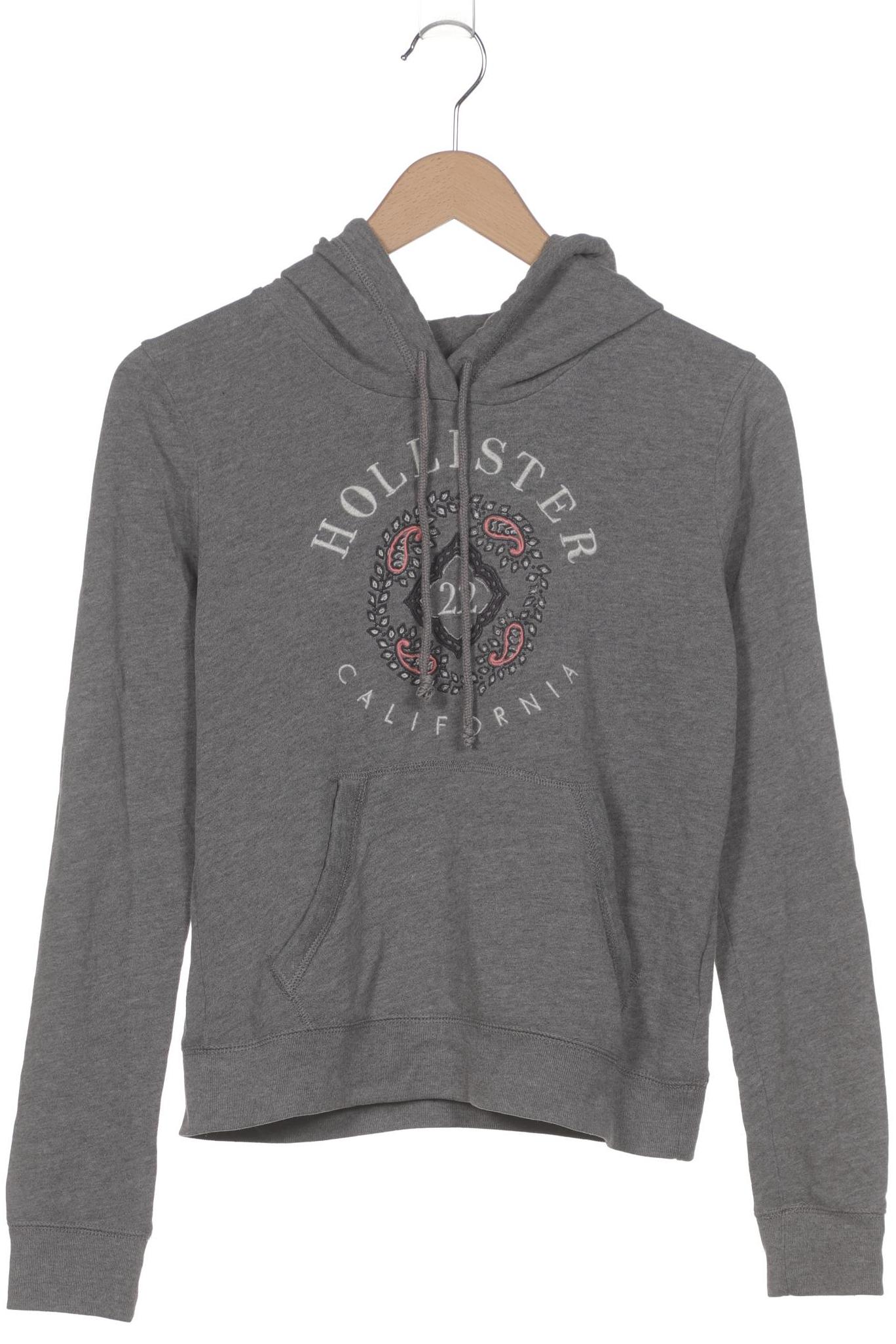 

Hollister Damen Kapuzenpullover, grau, Gr. 36