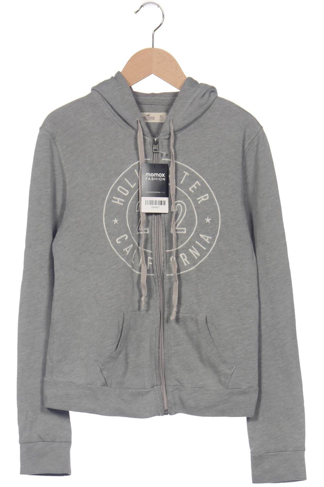 

Hollister Damen Kapuzenpullover, grau, Gr. 34