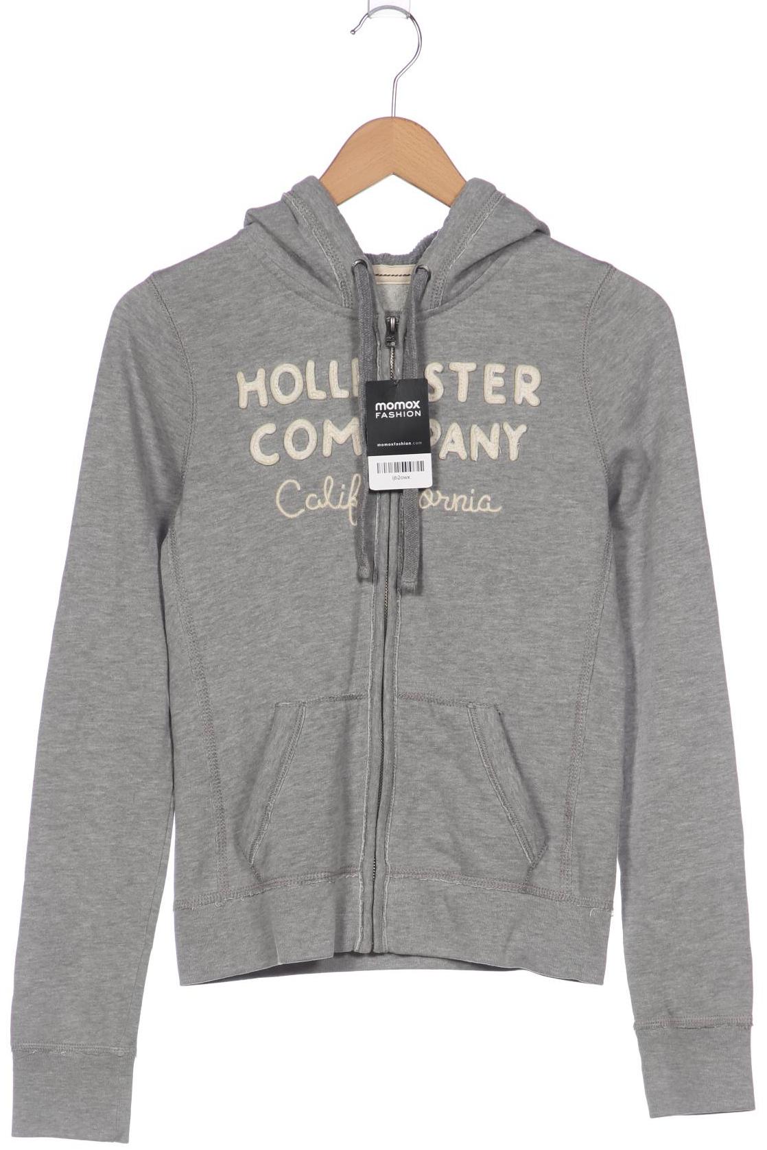 

Hollister Damen Kapuzenpullover, grau, Gr. 36